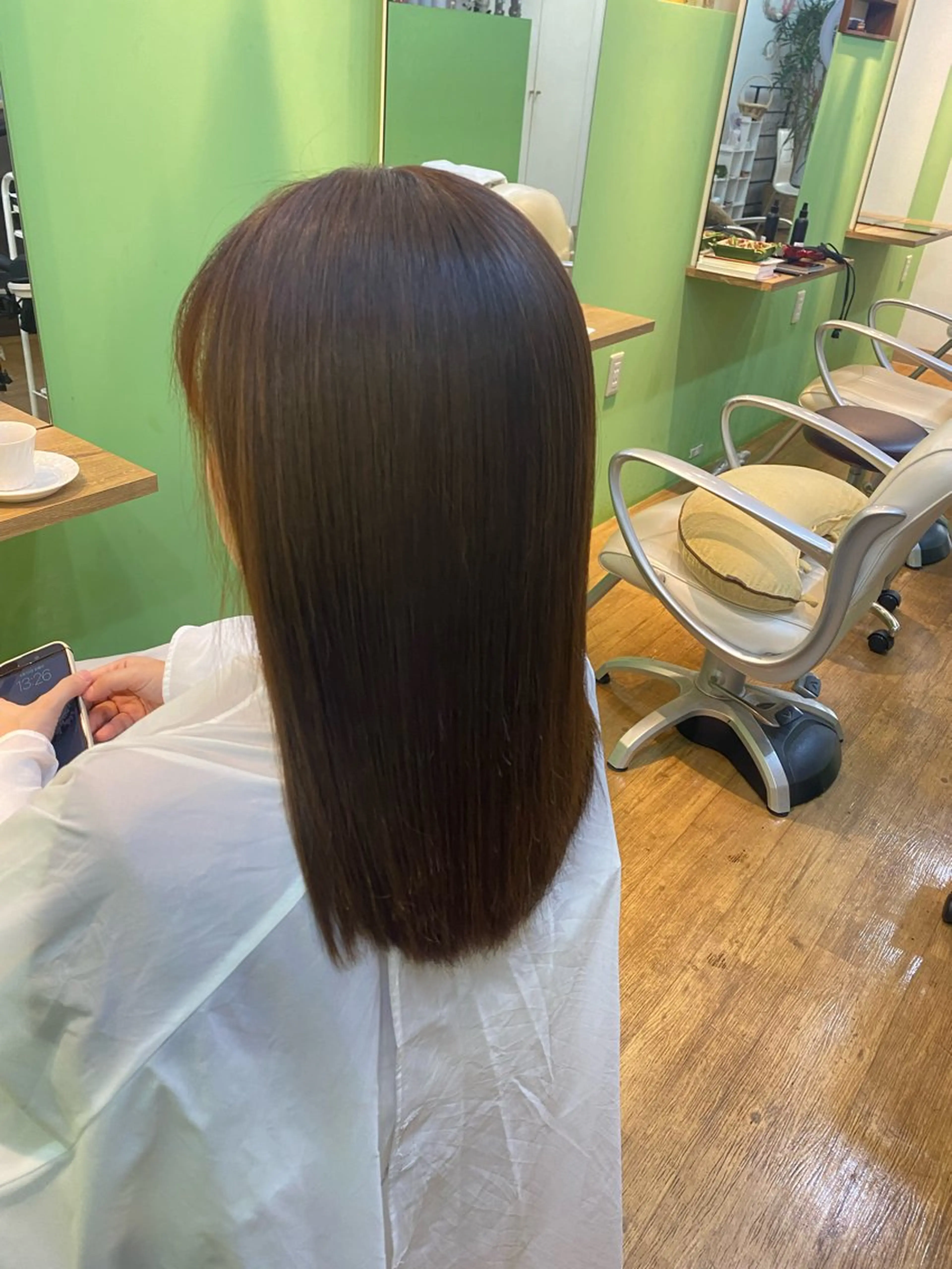 ロング 髪質改善 酸性ストレート 【エシカル】 HOSOMIのヘアスタイル