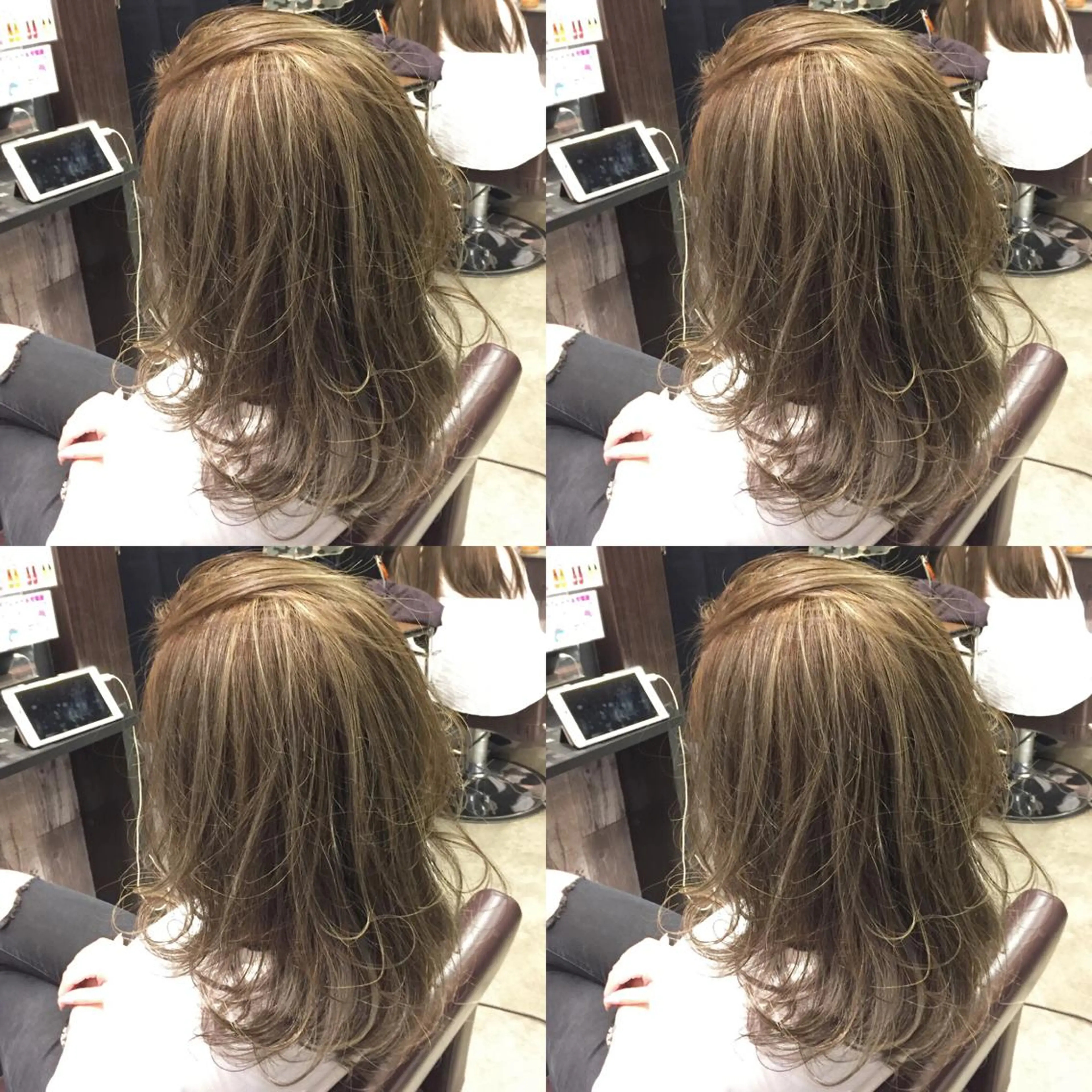 セミロング カラー KIRA スズキ タクヤ／店長のヘアスタイル