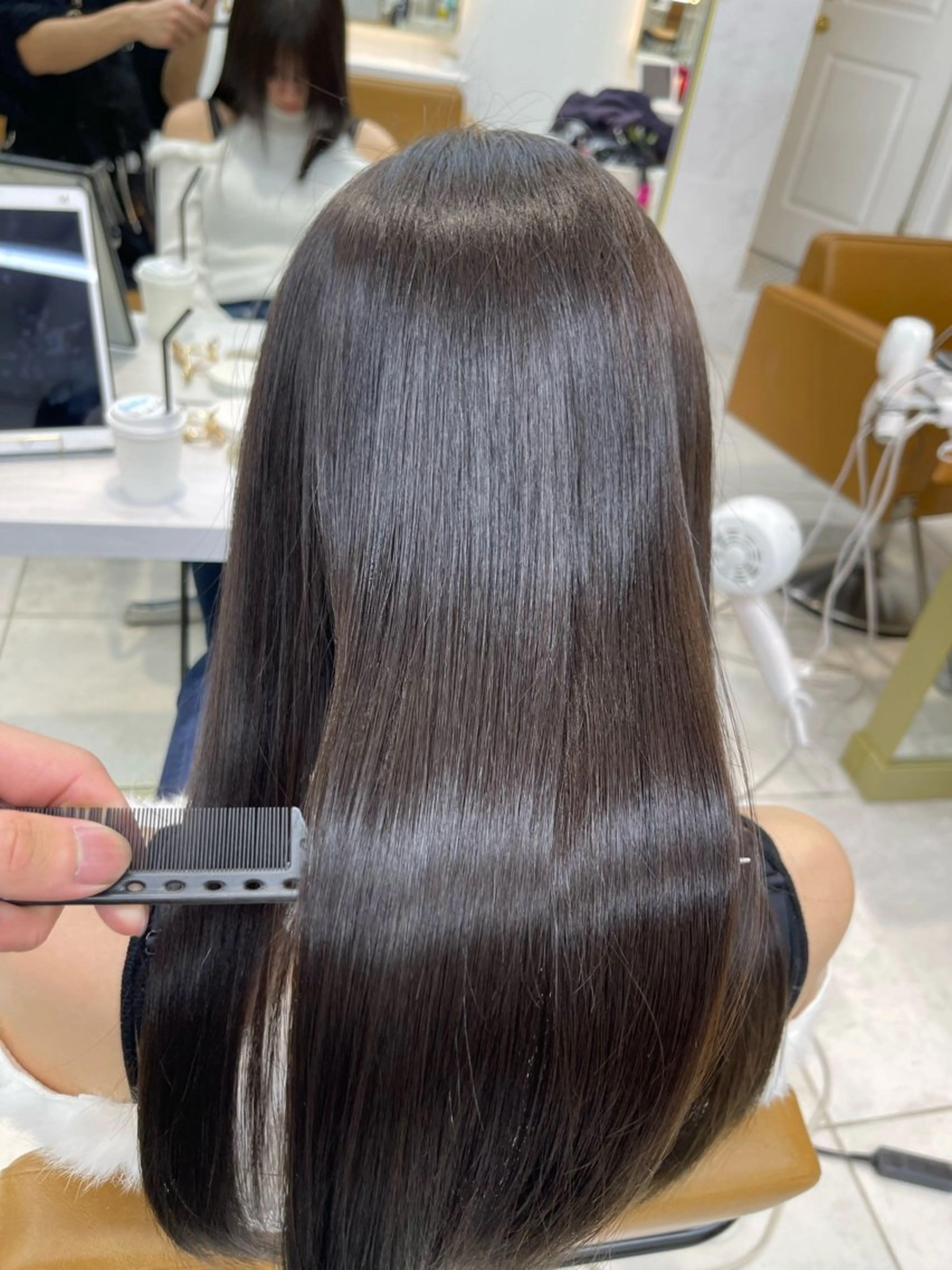 ロング 中顔面短縮 顔まわり新田大翔のヘアスタイル