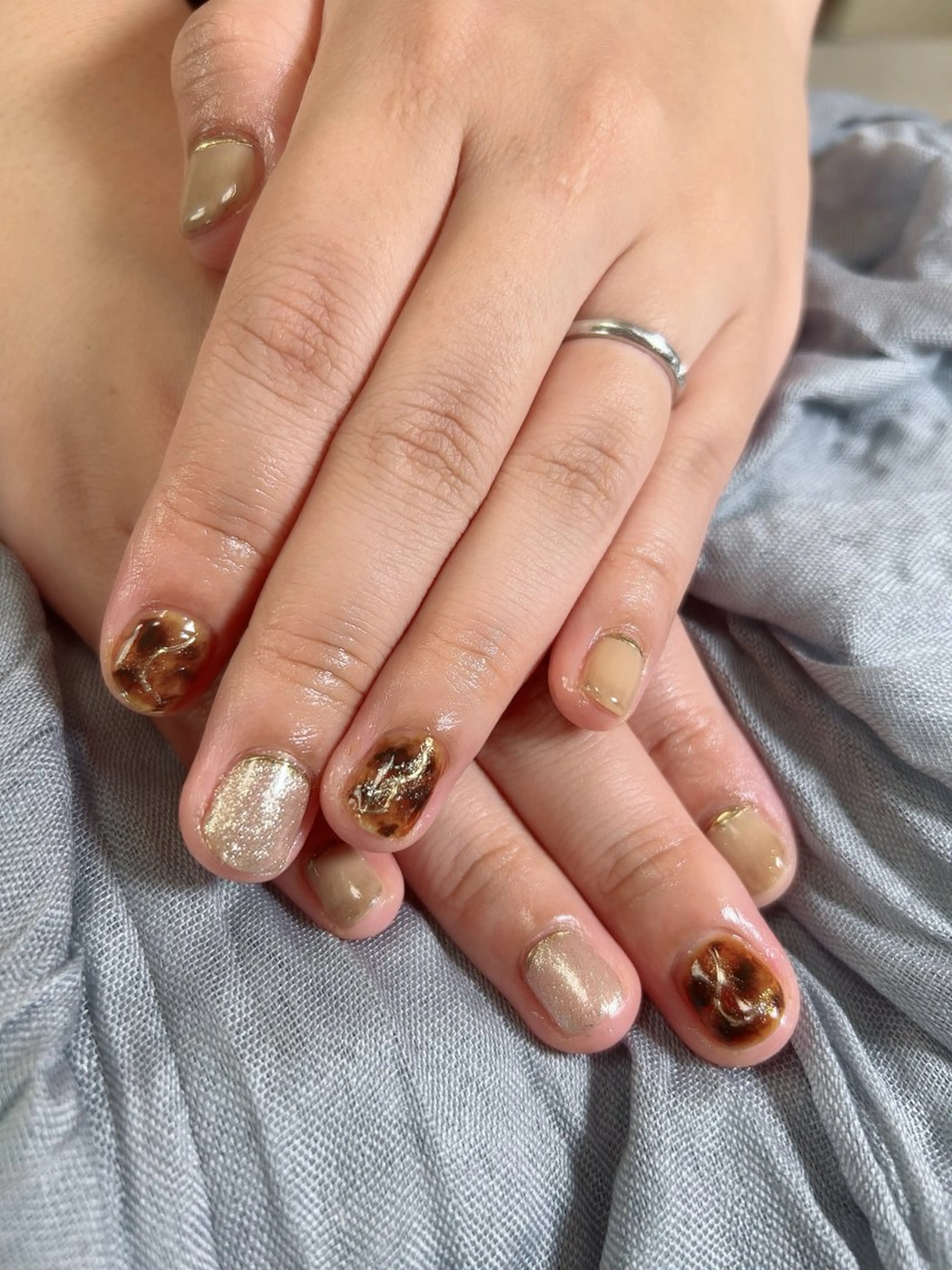 ネイル 持ち込み ハンドネイル nail studio Ulu所属・漆崎 茜のネイルデザイン