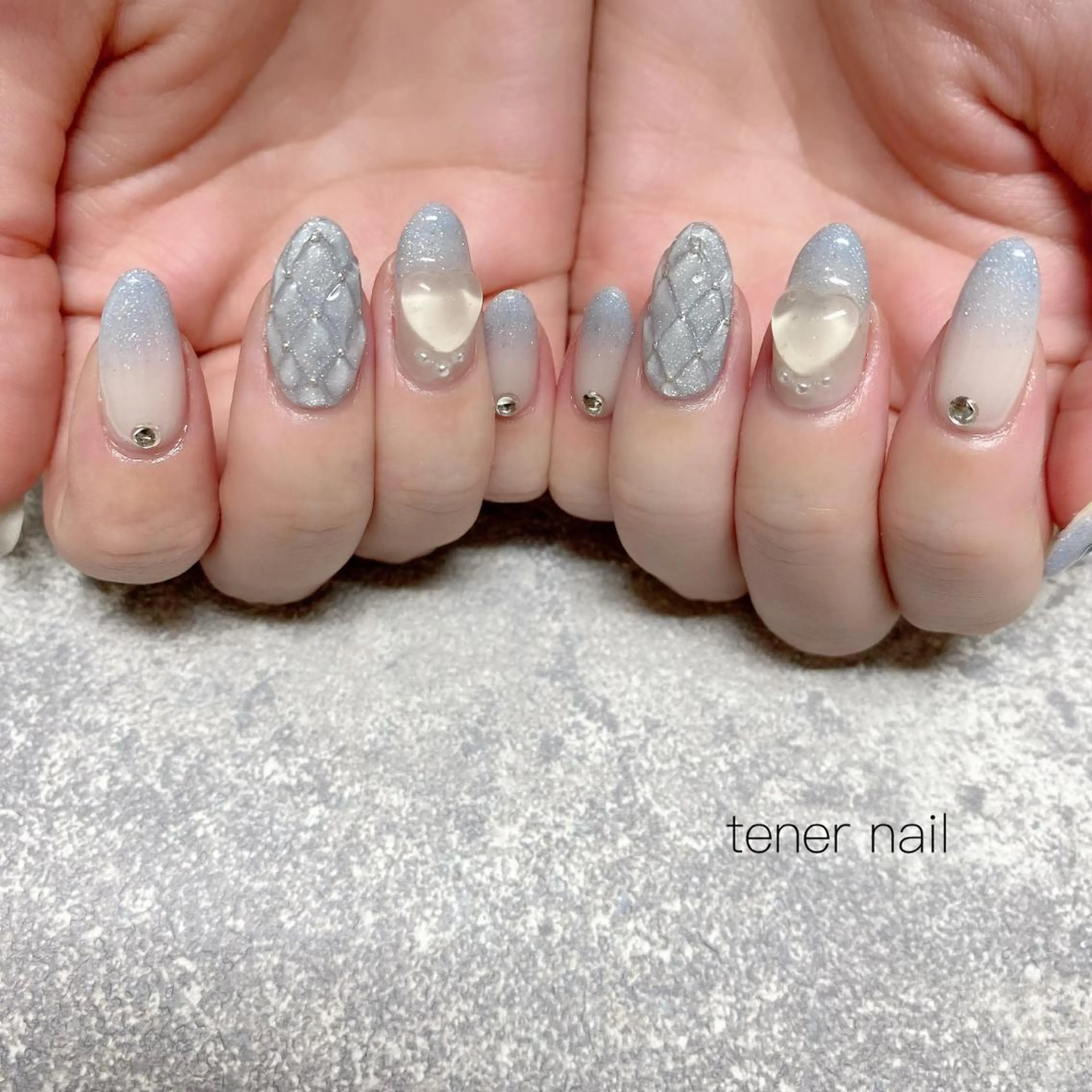 ネイル ハート テネルネイル tener nailのネイルデザイン