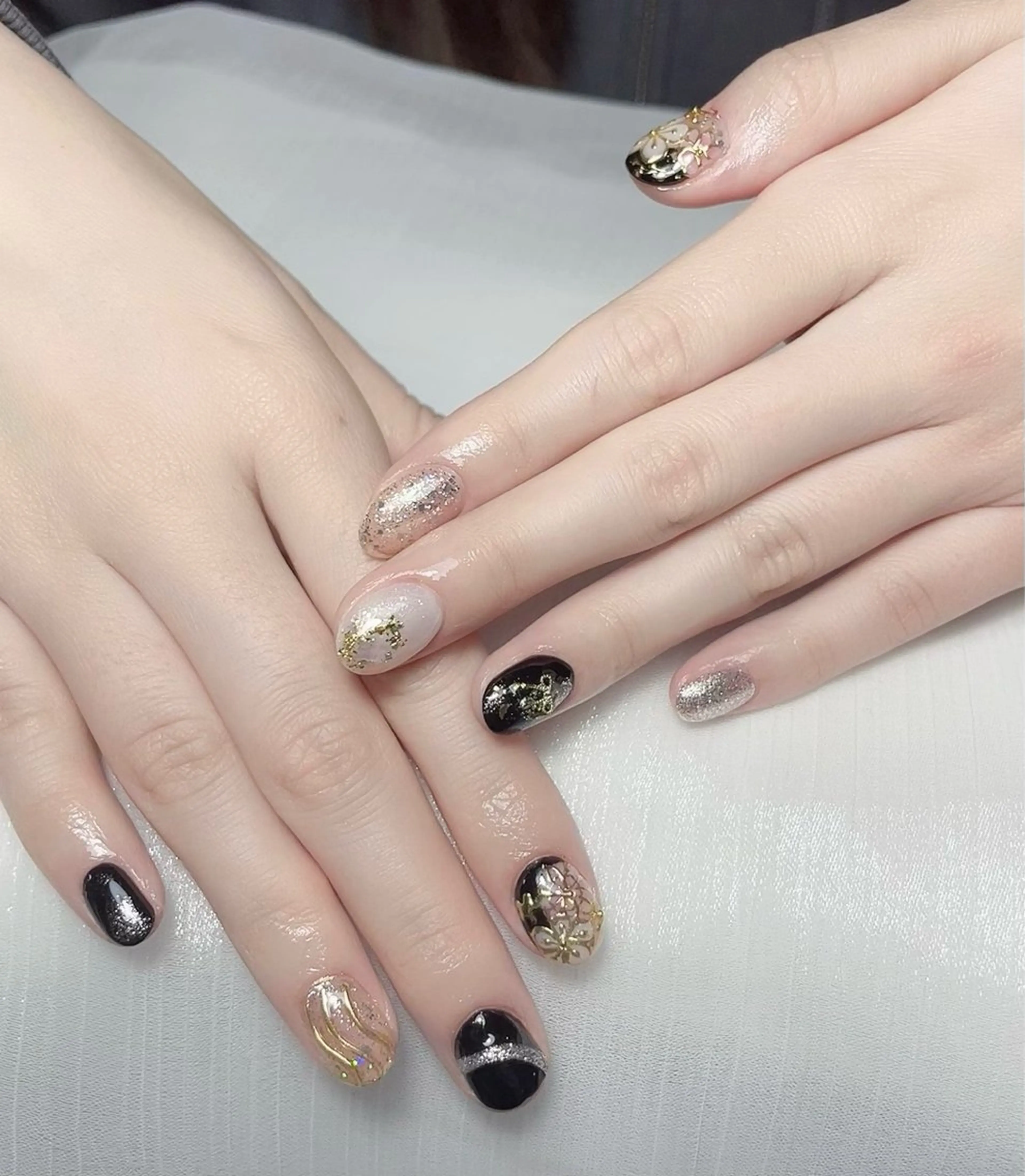 パーツつけ放題♥ デザイン♥♥持ち込みデザイン(アート6本~8本の写真