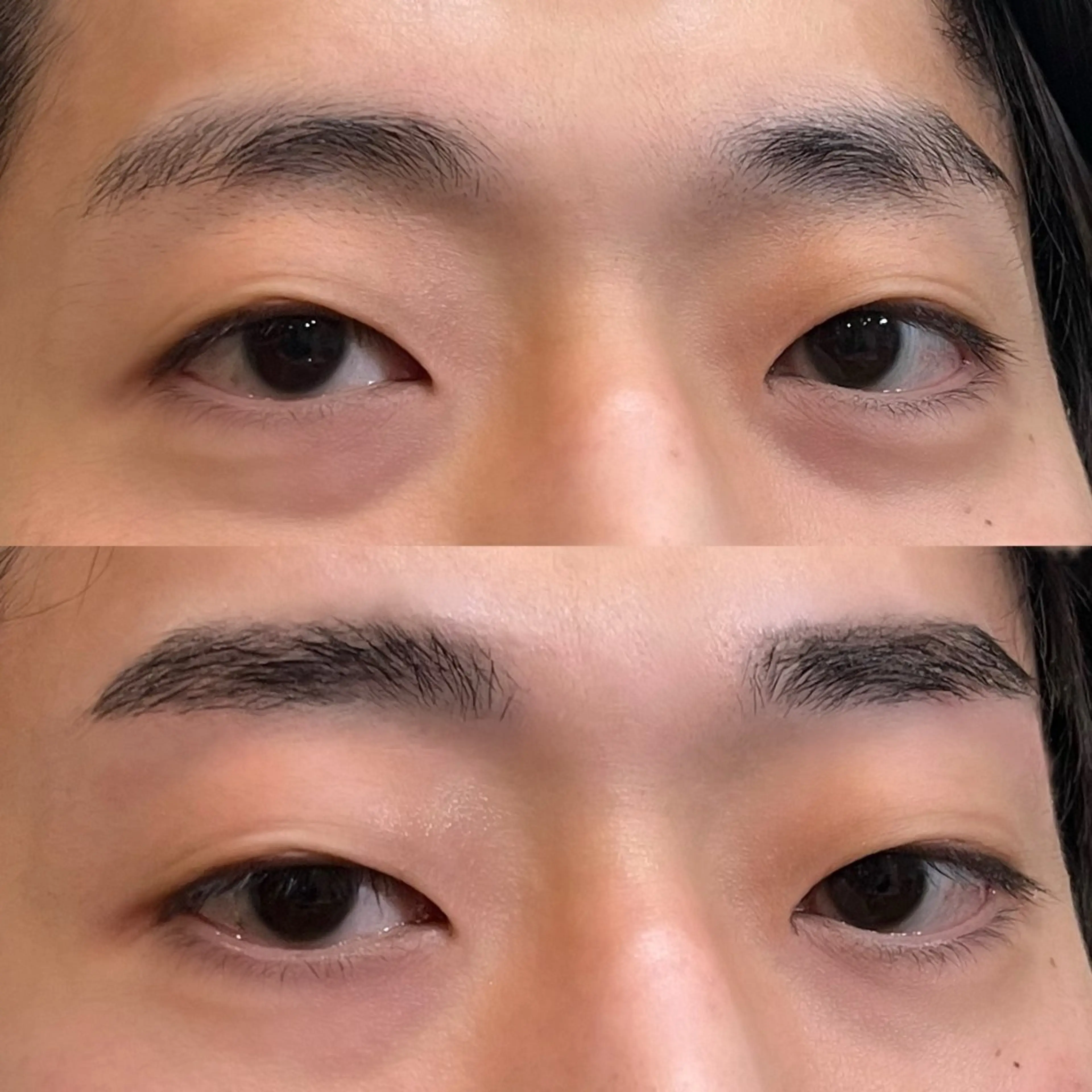 アイブロウ ハリウッドブロウリフト メンズアイブロウ cana カナ/レイヤーカットのヘアスタイル