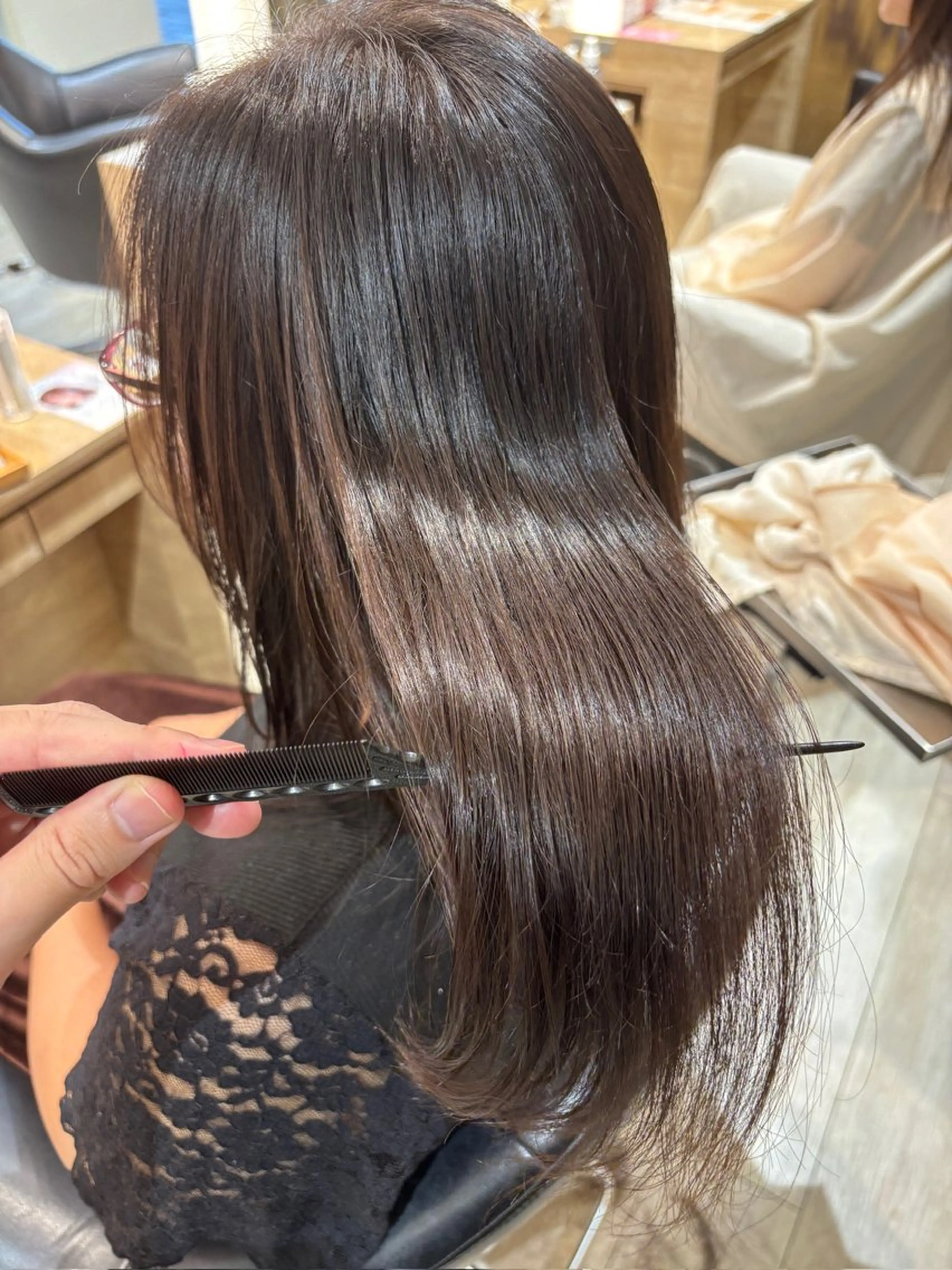 ロング トリートメント 🦋透明感カラー / 森脇　大登のヘアスタイル