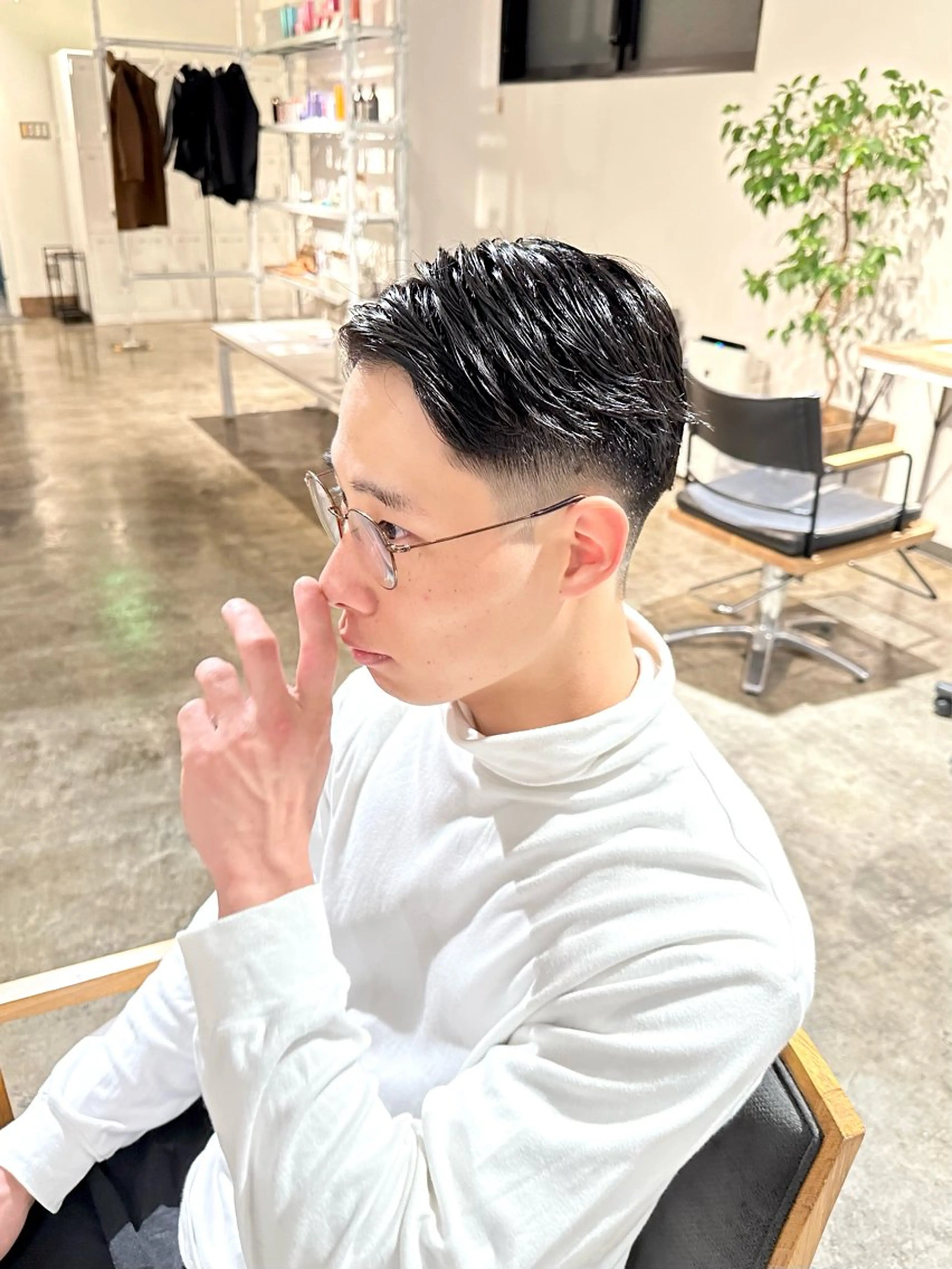 メンズ フェードカット メンズパーマ カット パーマ トリートメント 骨格補正施術/メンズ 専門美容師/YUYAのヘアスタイル