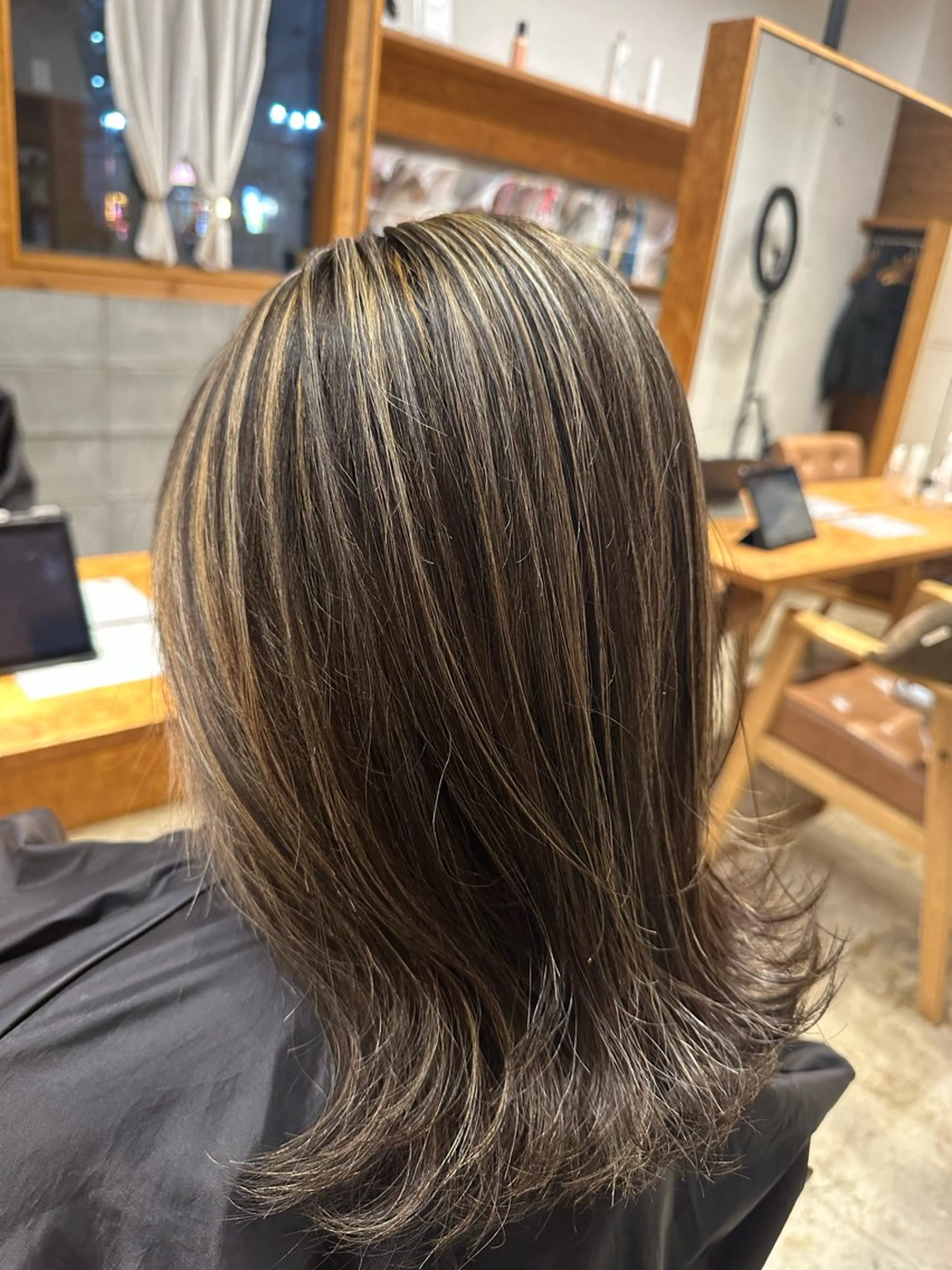 カラー ハイライトカラー ヘアカラー Nami 🌻のヘアスタイル