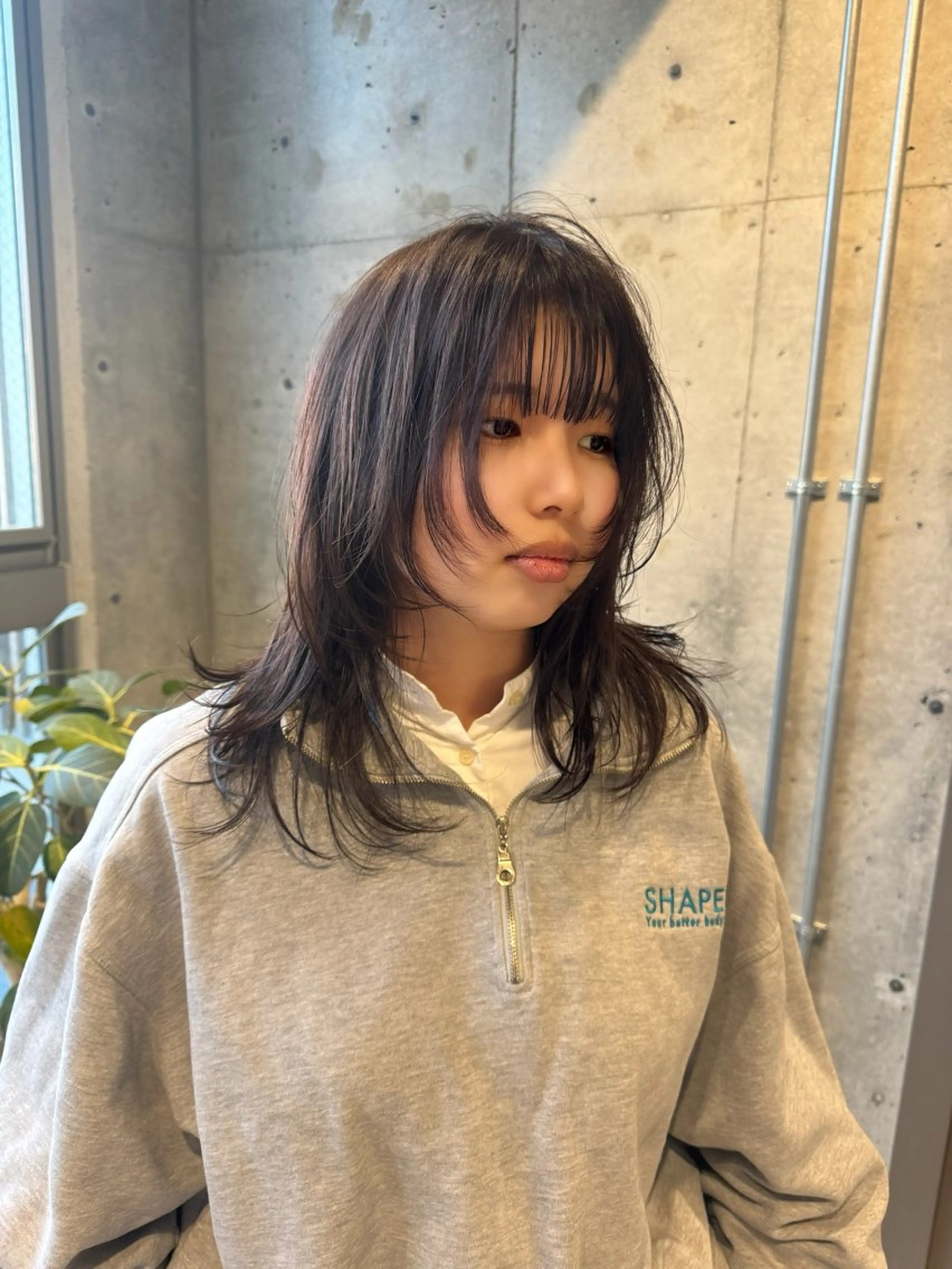 ミディアム カラー カット ヘアカラー トリートメント 〽️magico/ ウルフDaiki〽️のヘアスタイル