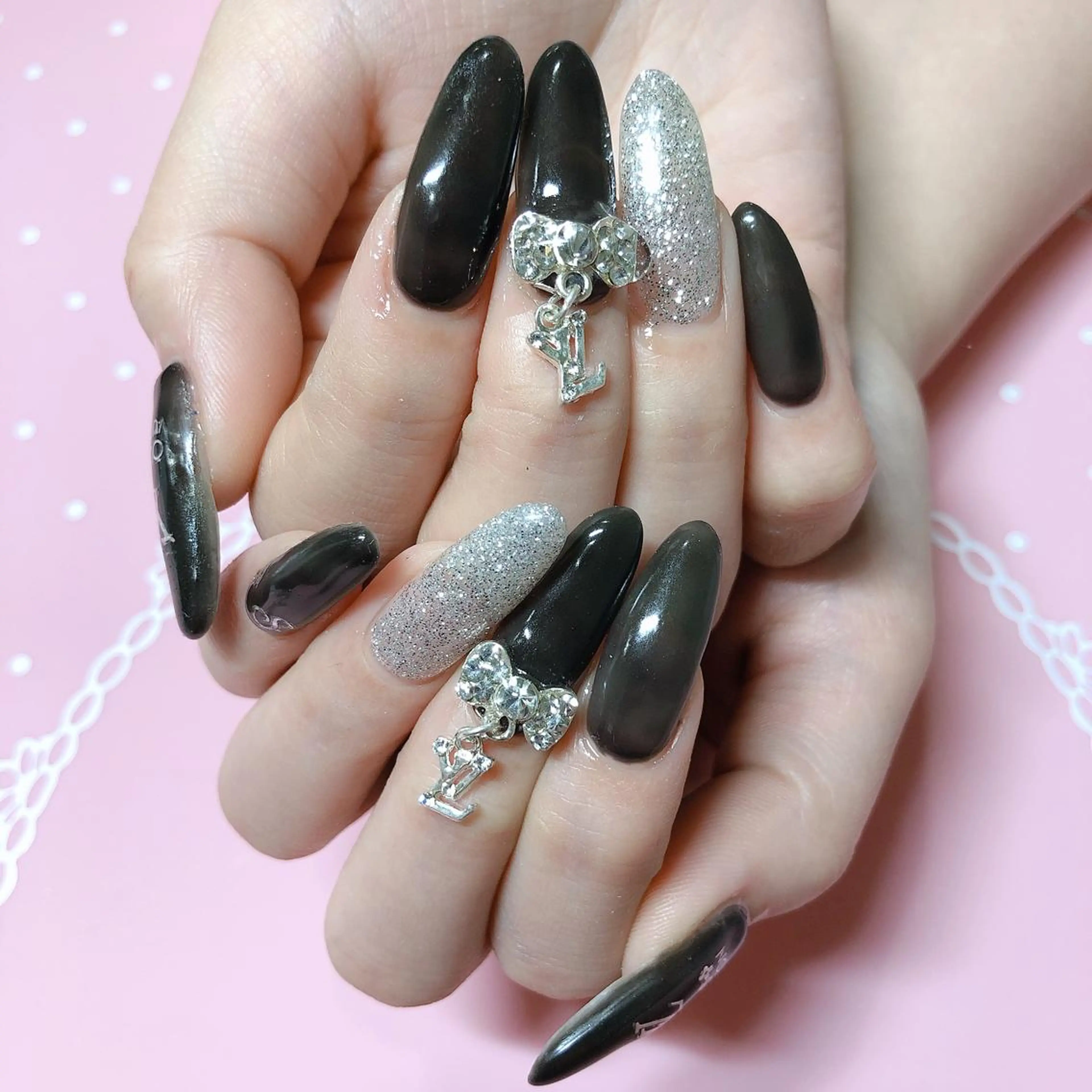 ロング ネイル ハンドネイル 《LB》ラブリエ Nail&eyeのマツエク・マツパデザイン