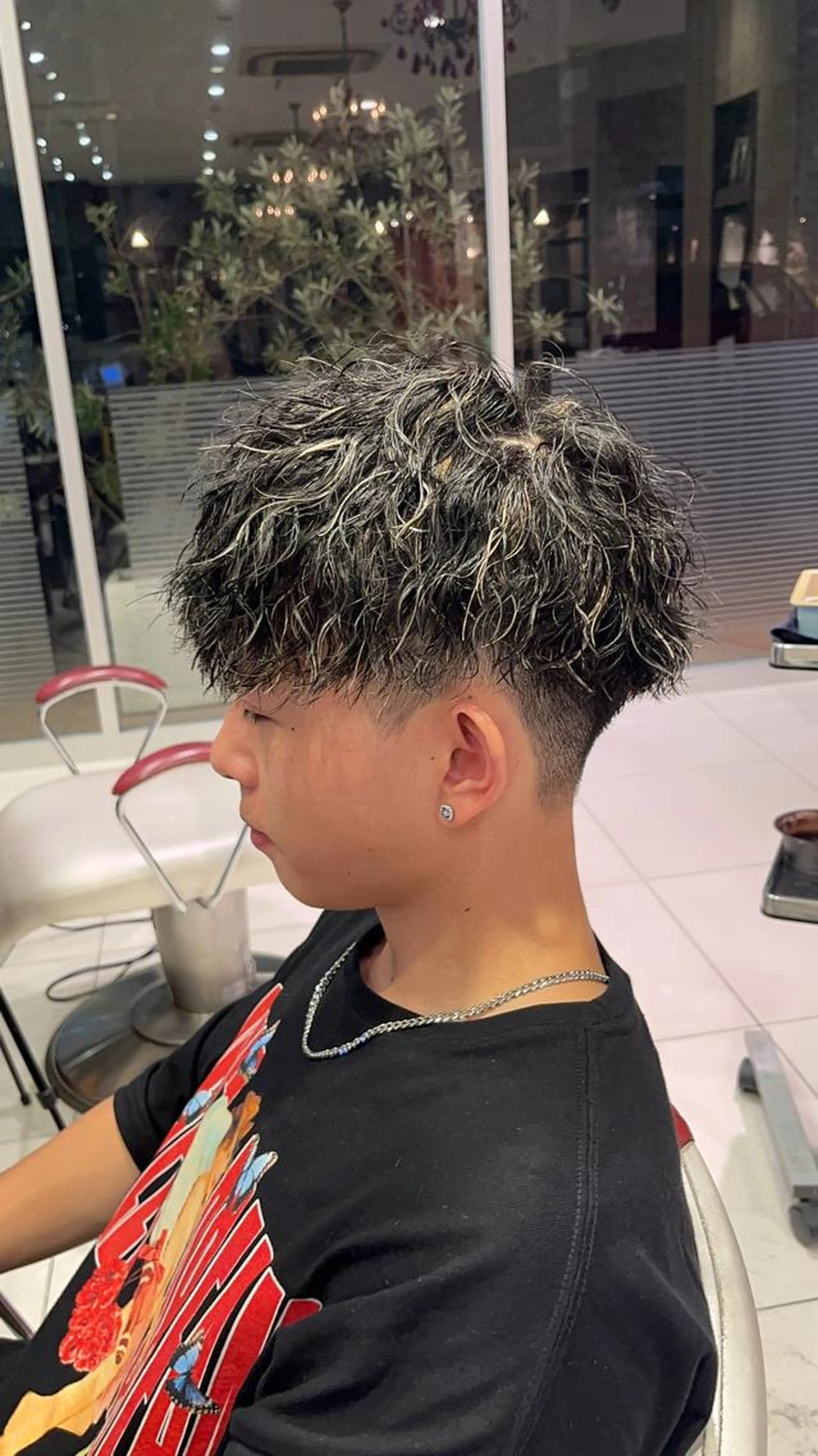 メンズカット＋特殊パーマ＋3stepトリートメントの写真