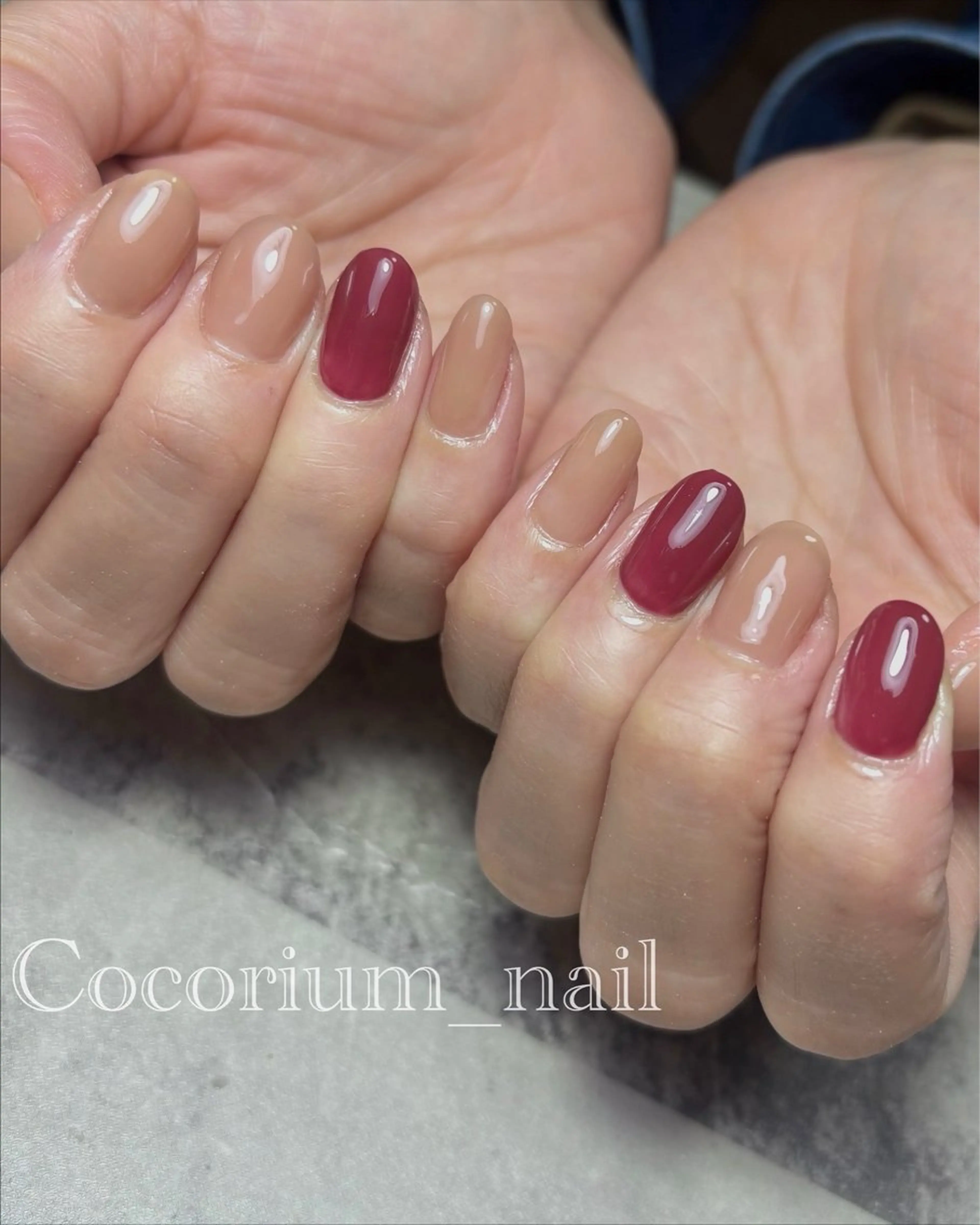 ネイル ハンドネイル Cocorium_ sasakiのネイルデザイン