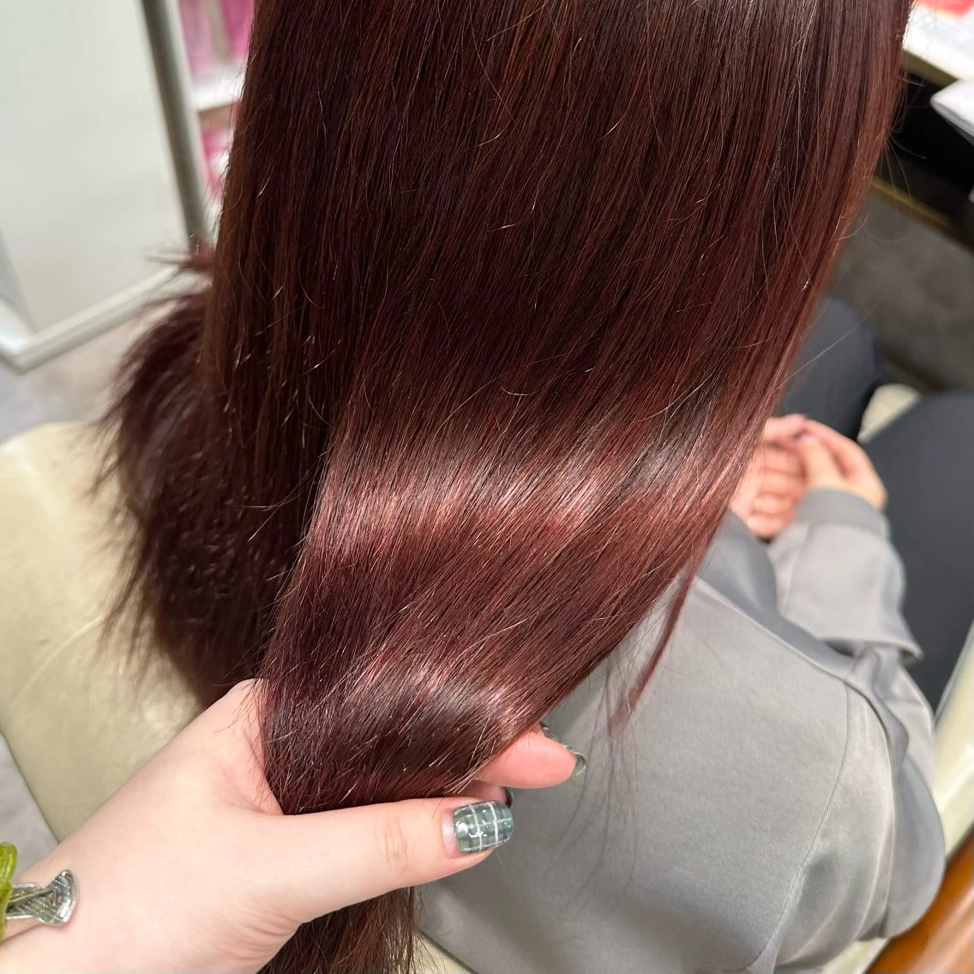 【ダメージ補修】美髪艶カラー＋オージュア4stepトリートメント✨の写真