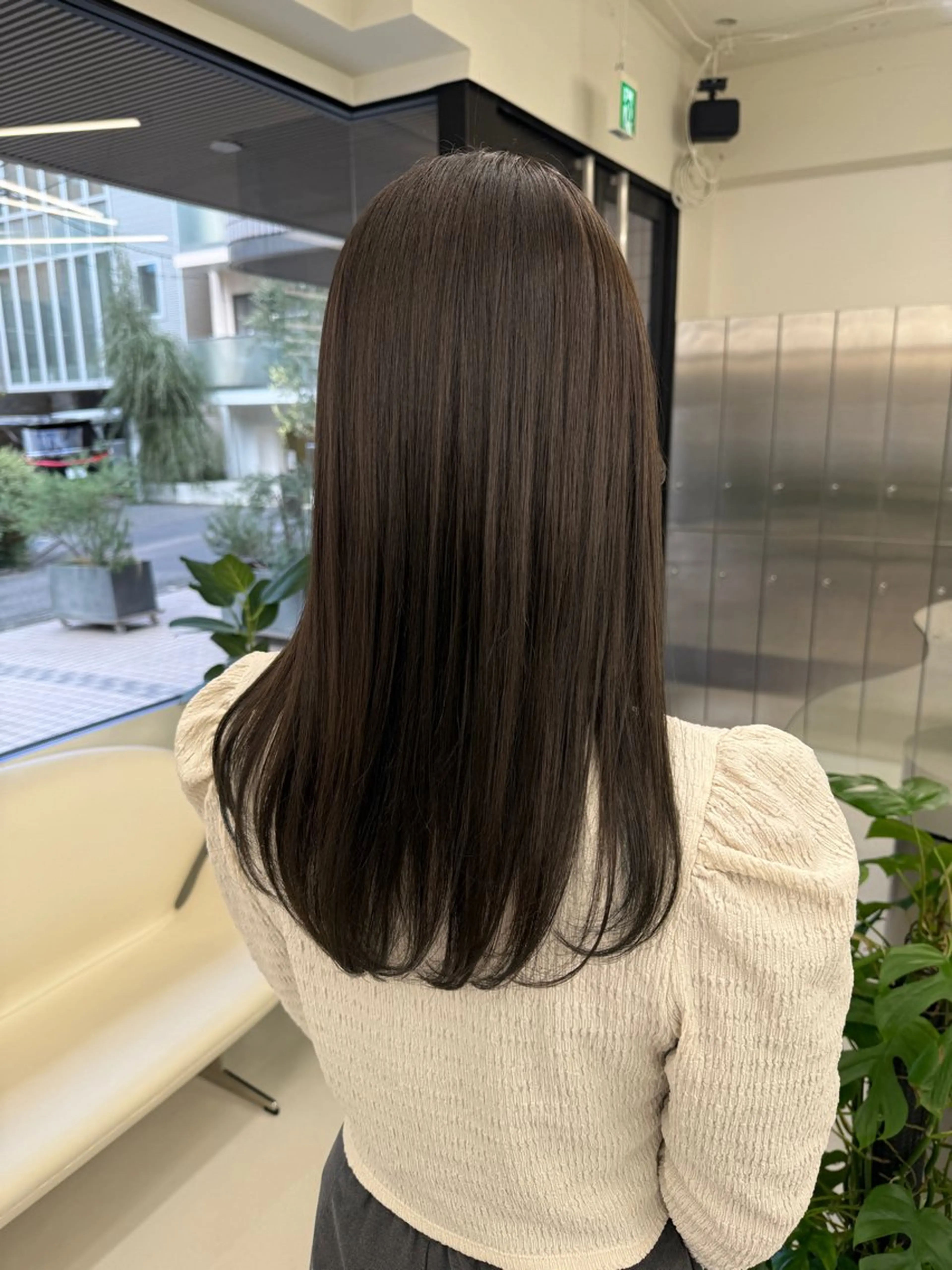 ロング カラー カット ヘアカラー トリートメント 表参道🌿赤み消し カラー/チナツのヘアスタイル