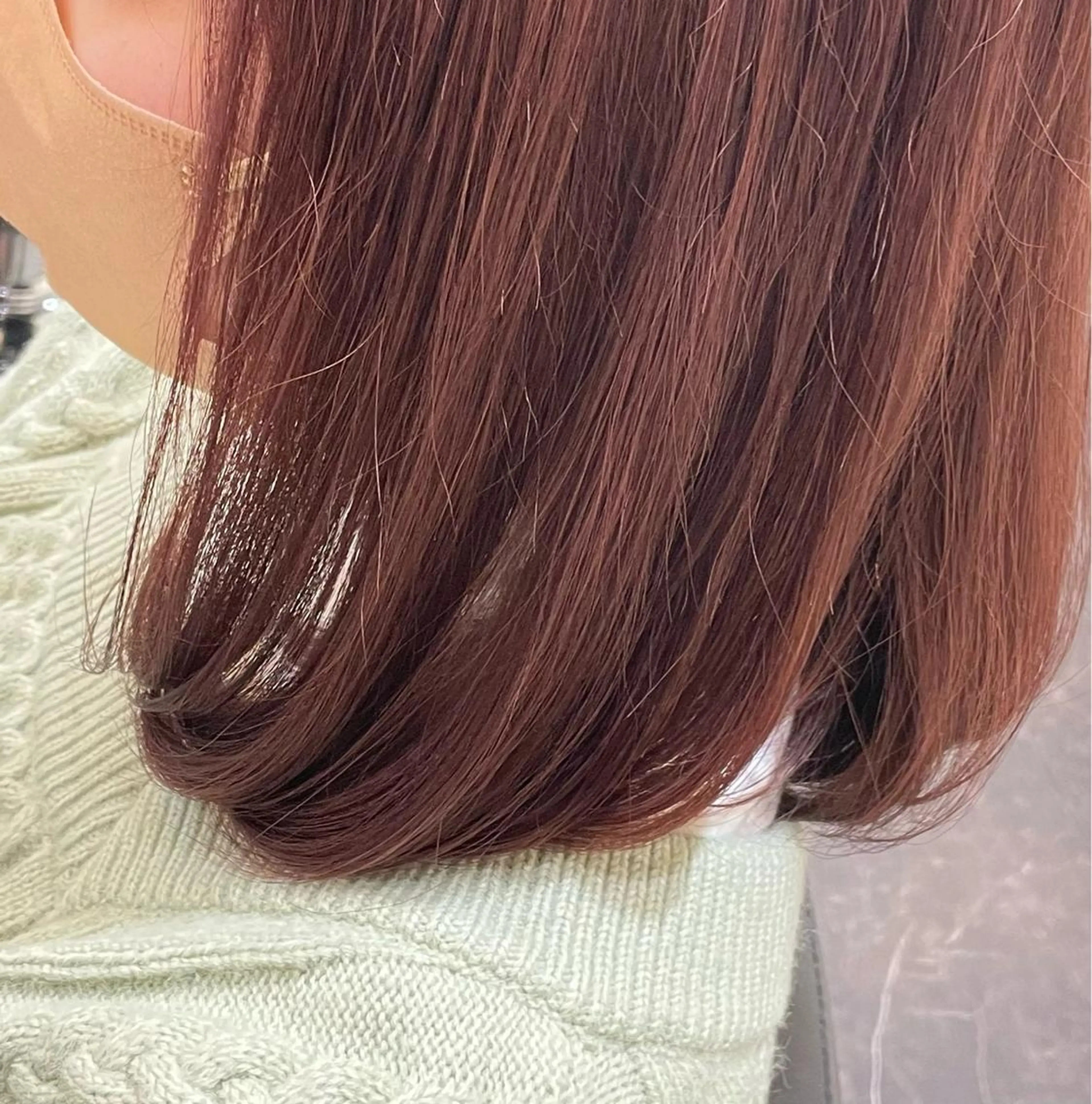 ミディアム カラー ヘアカラー 【Atem 大町店】 永森　優里花のヘアスタイル