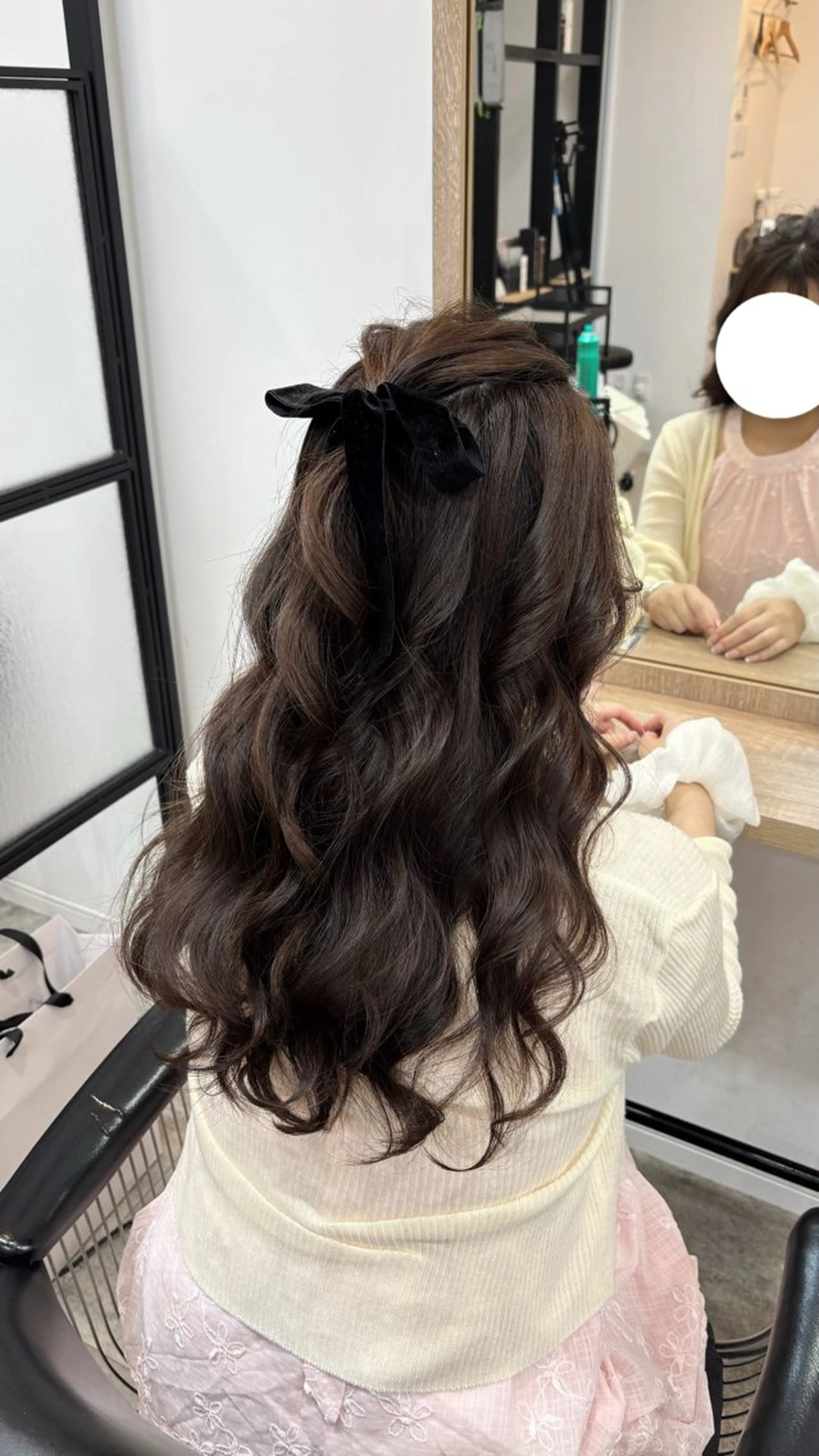 ロング ヘアアレンジ 大阪／ハイトーン ／アレンジ／りなのヘアスタイル