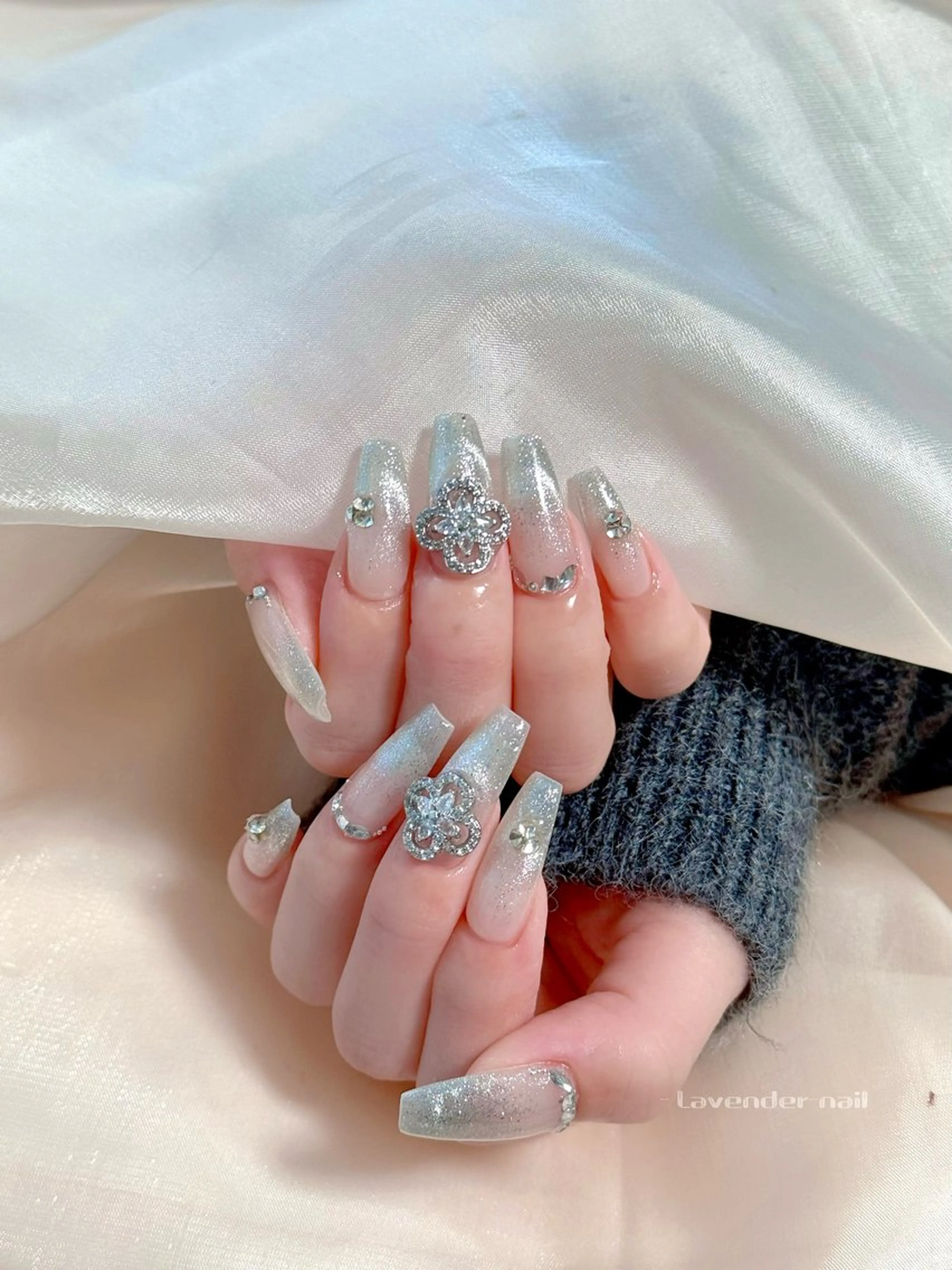 ネイル ハンドネイル Lavender nail·北18条のネイルデザイン