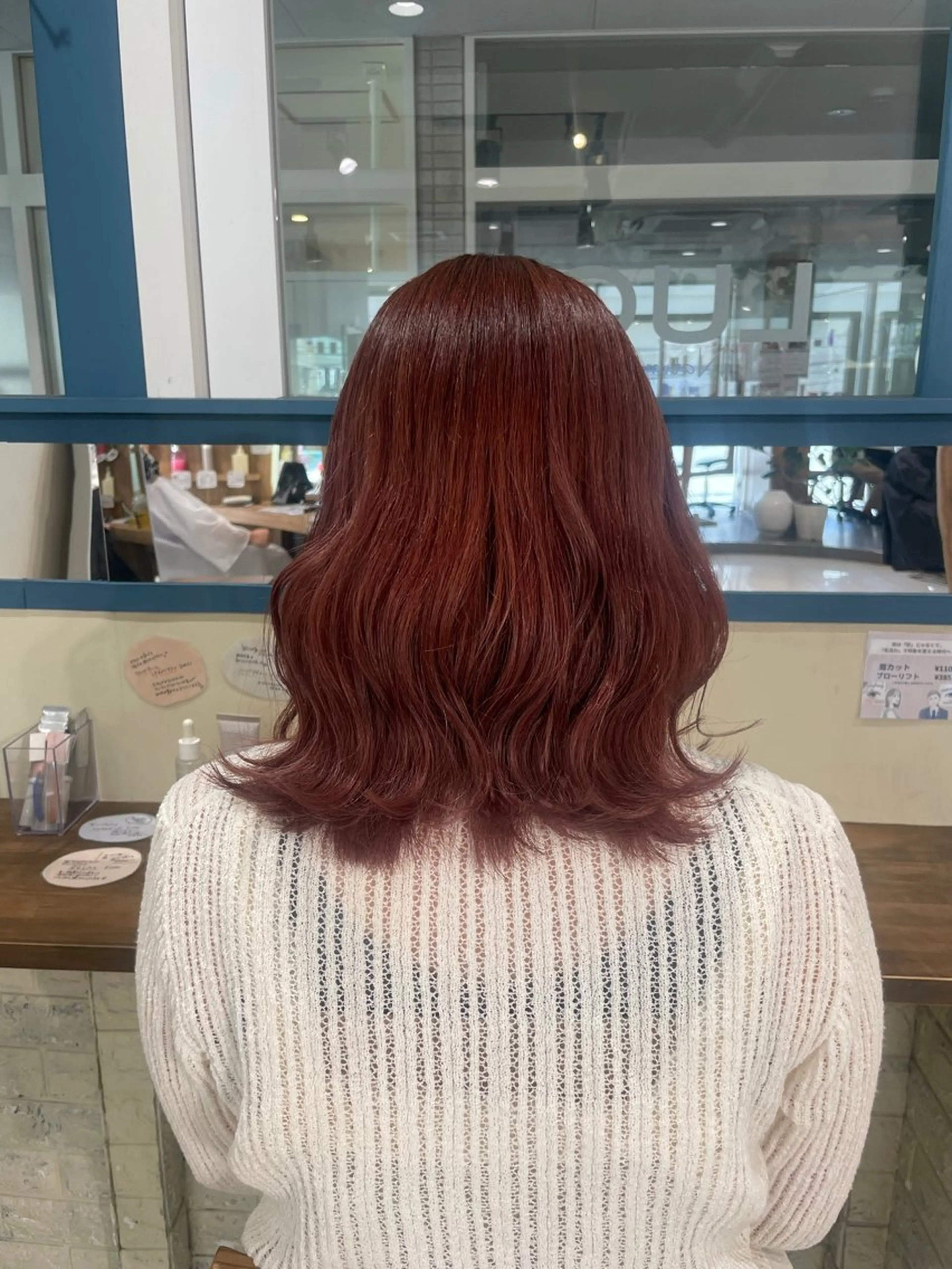 カラー ヘアカラー luck みうのヘアスタイル