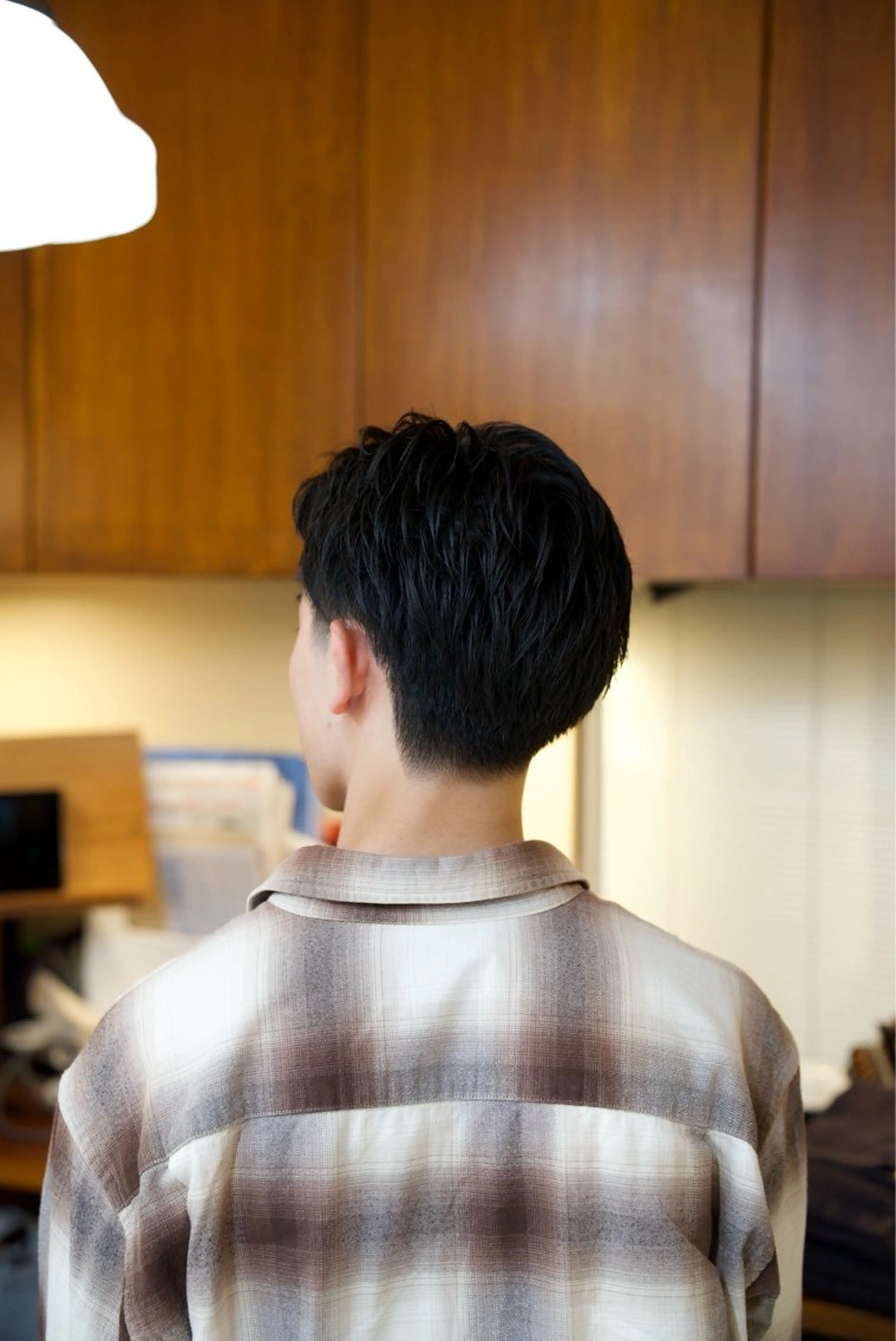 メンズ センターパート フェードカット メンズ特化🔥 颯太のヘアスタイル