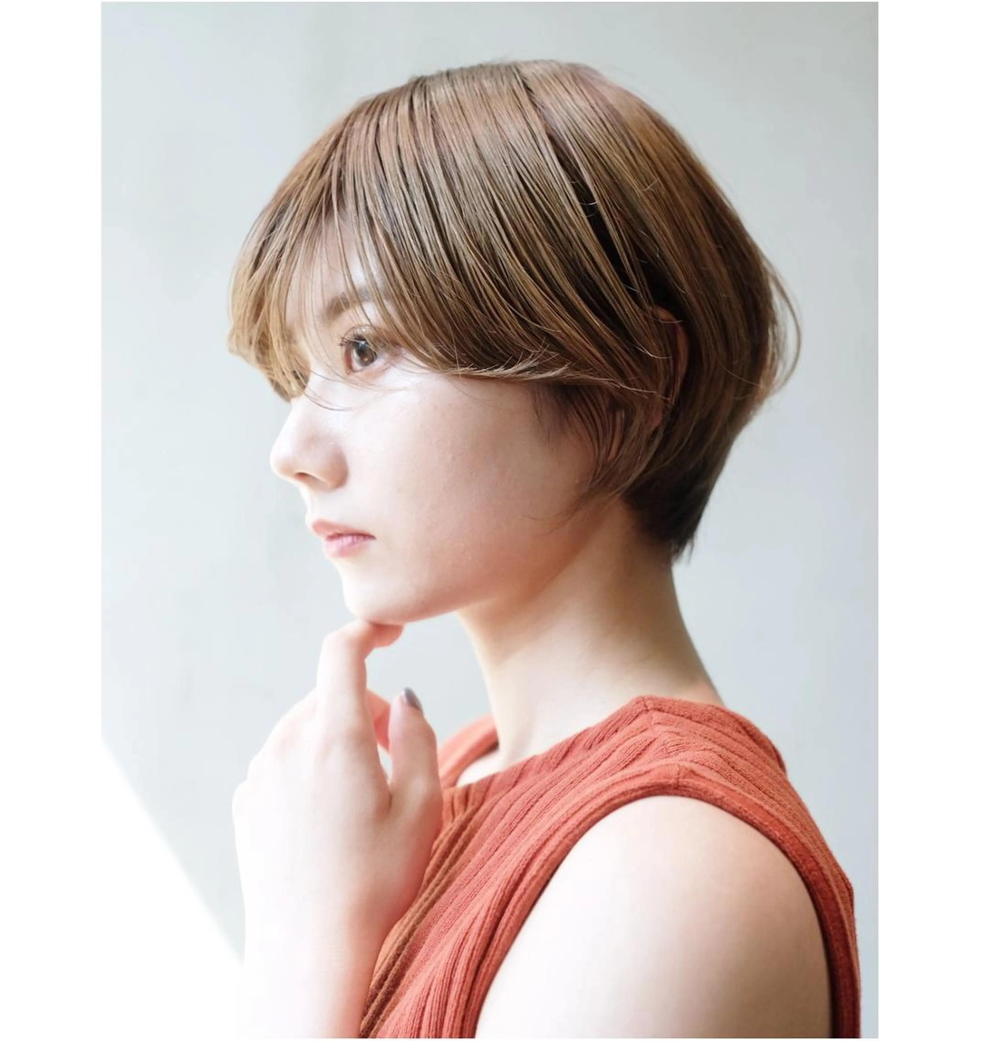 ショート カラー パーマ ヘアアレンジ ショートヘア カット トリートメント ITbyALBUM 浦和店のヘアスタイル