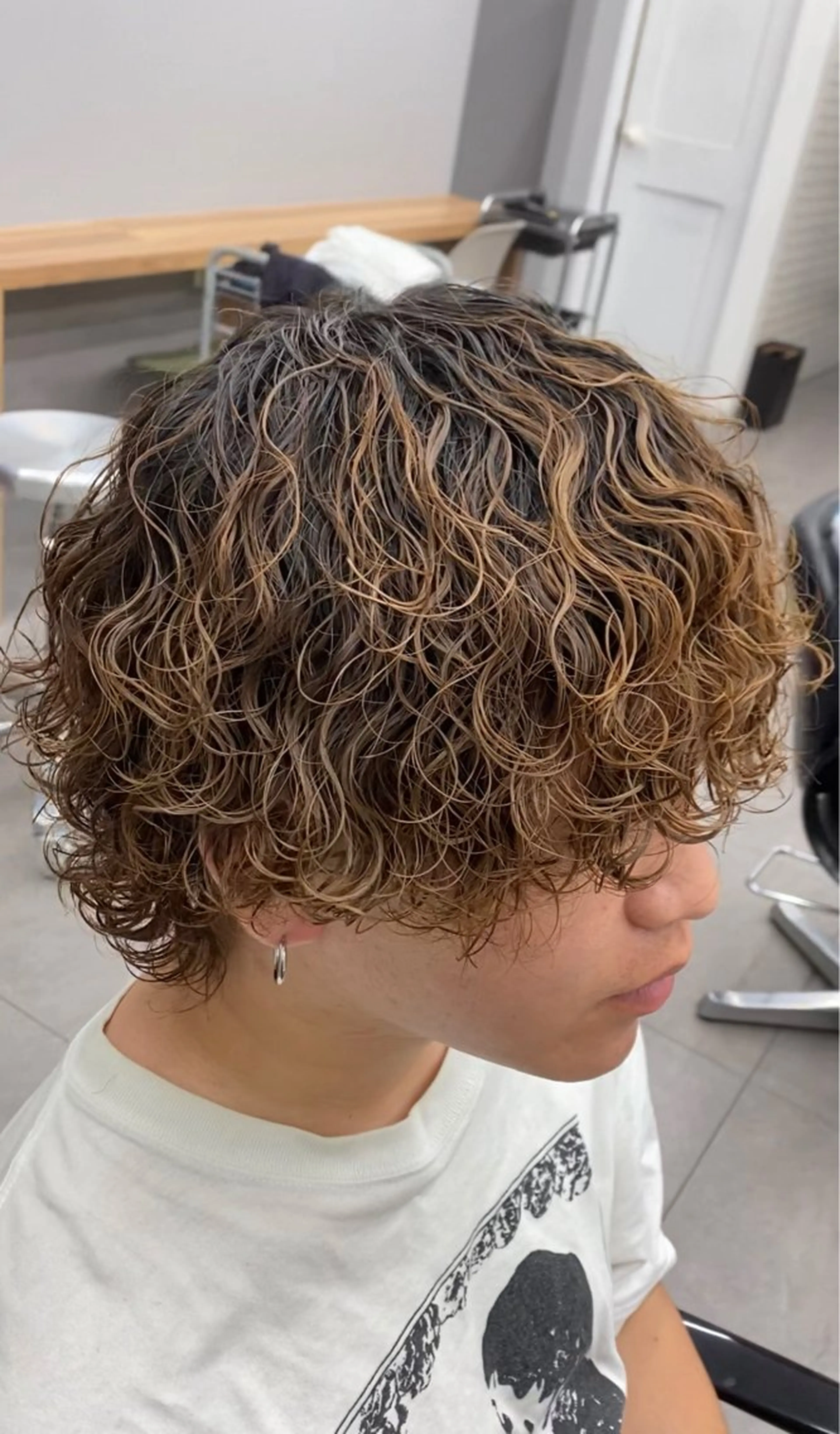 《メンズ限定》《ご新規様限定》🌸メンズカット+プードルパーマ(シャンプートリートメント付)の写真