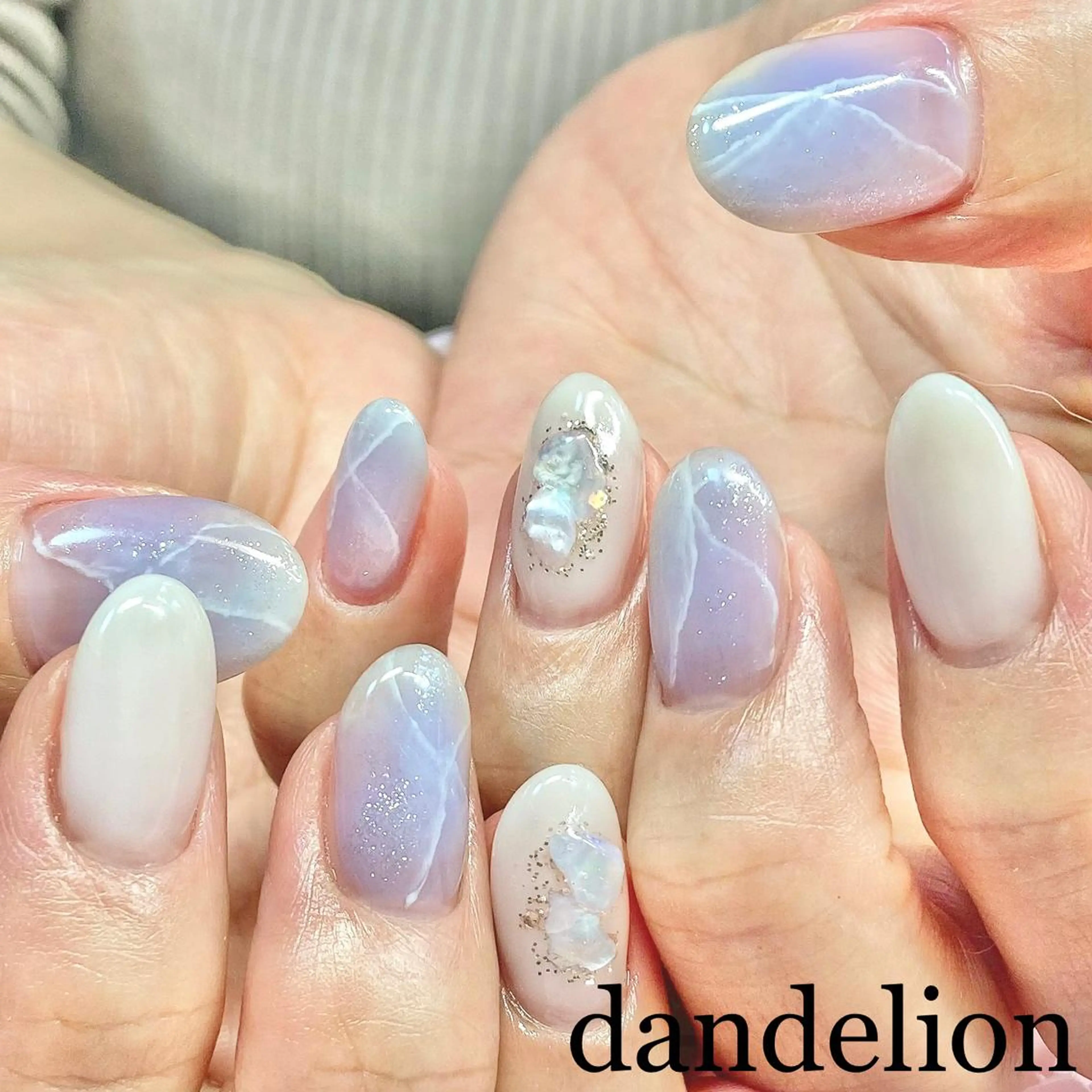 ネイル ハンドネイル ハンドケア dandelion ダンデライオンのネイルデザイン