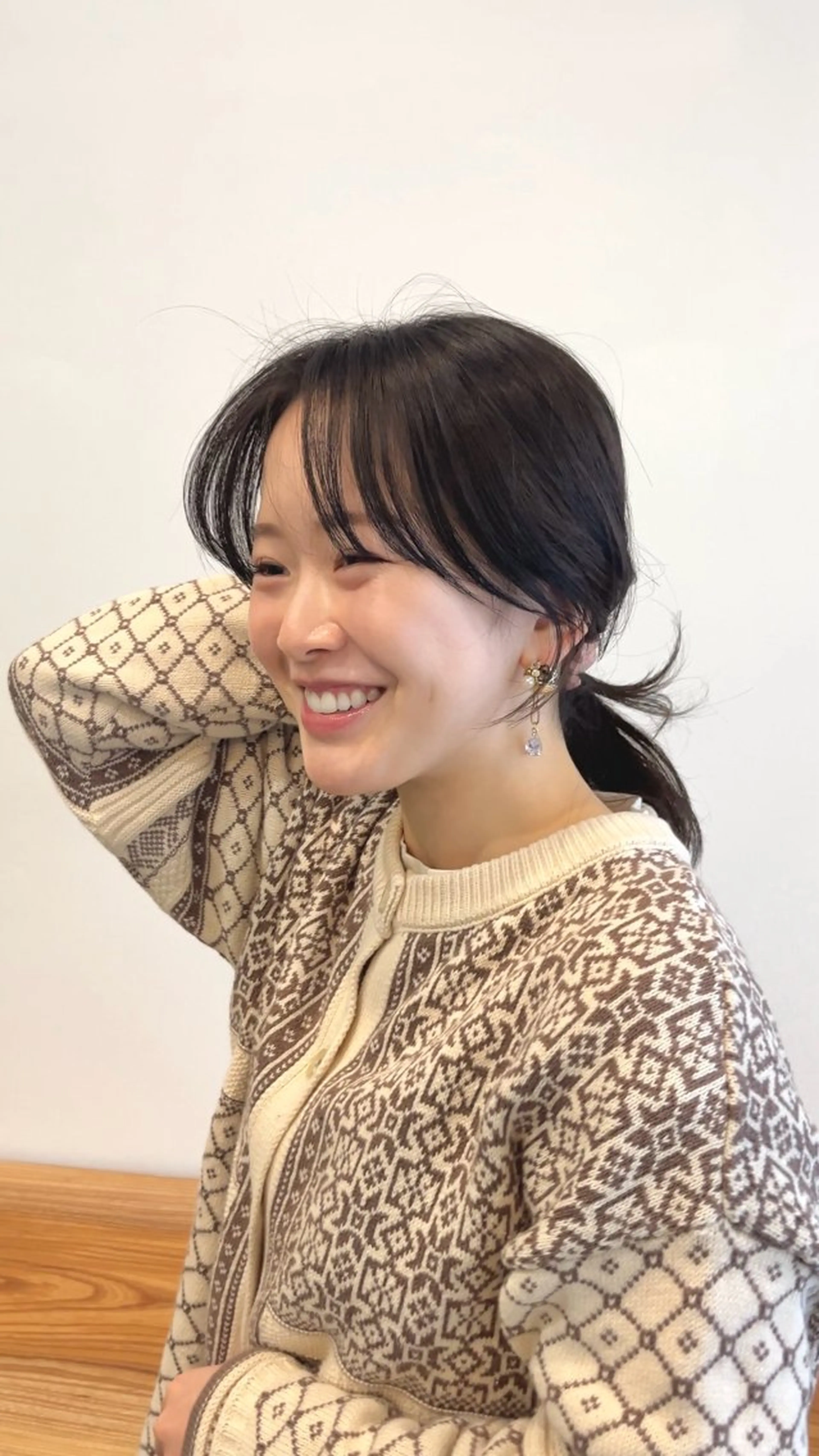 ロング カラー ショートボブ ブルーカラー ブルーグレー ブルーグレージュ グレージュ カット ヘアカラー VIEW EHIME 齋藤  あつきのヘアスタイル