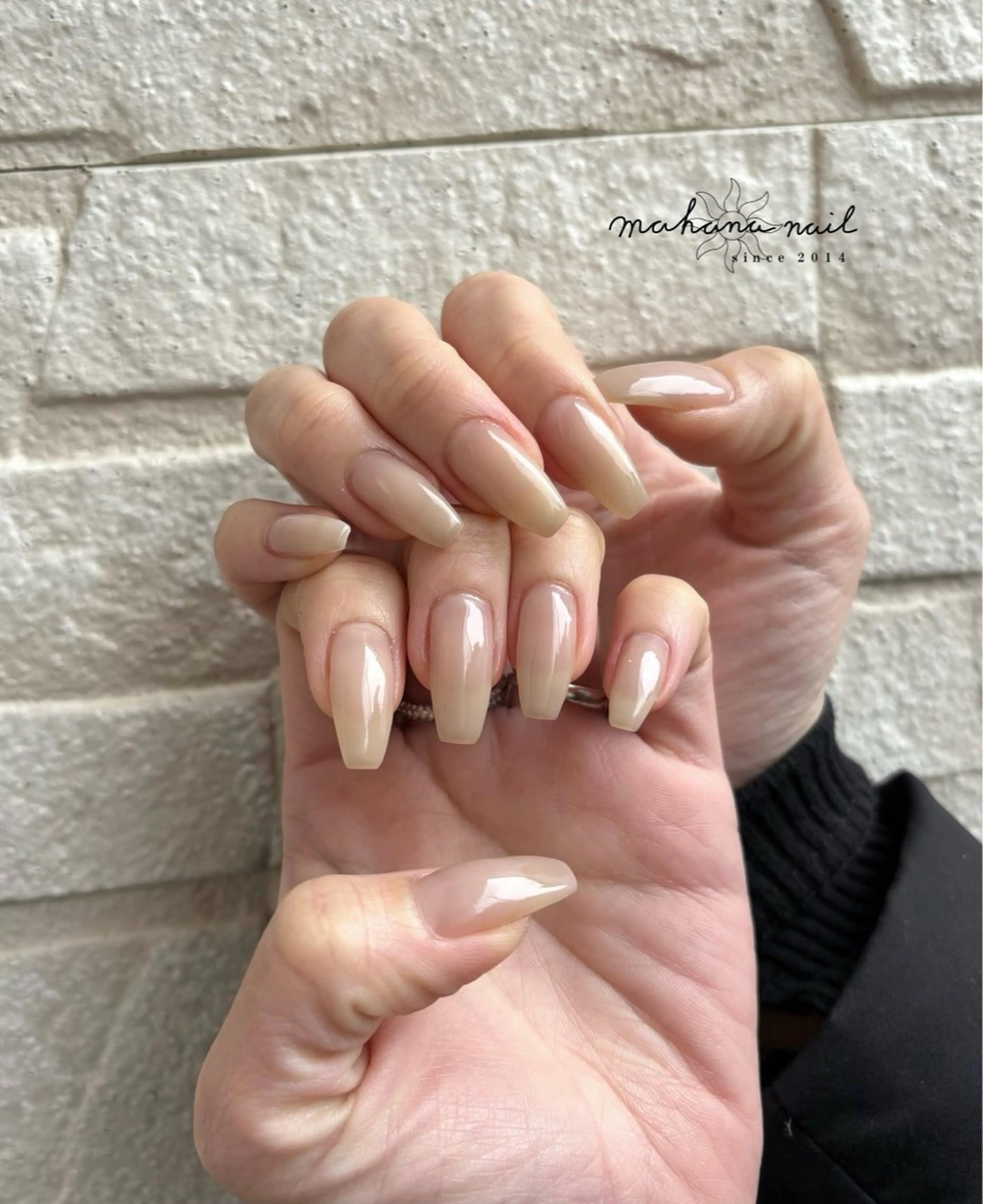 ネイル ロングネイル ハンドネイル mahana nailのネイルデザイン