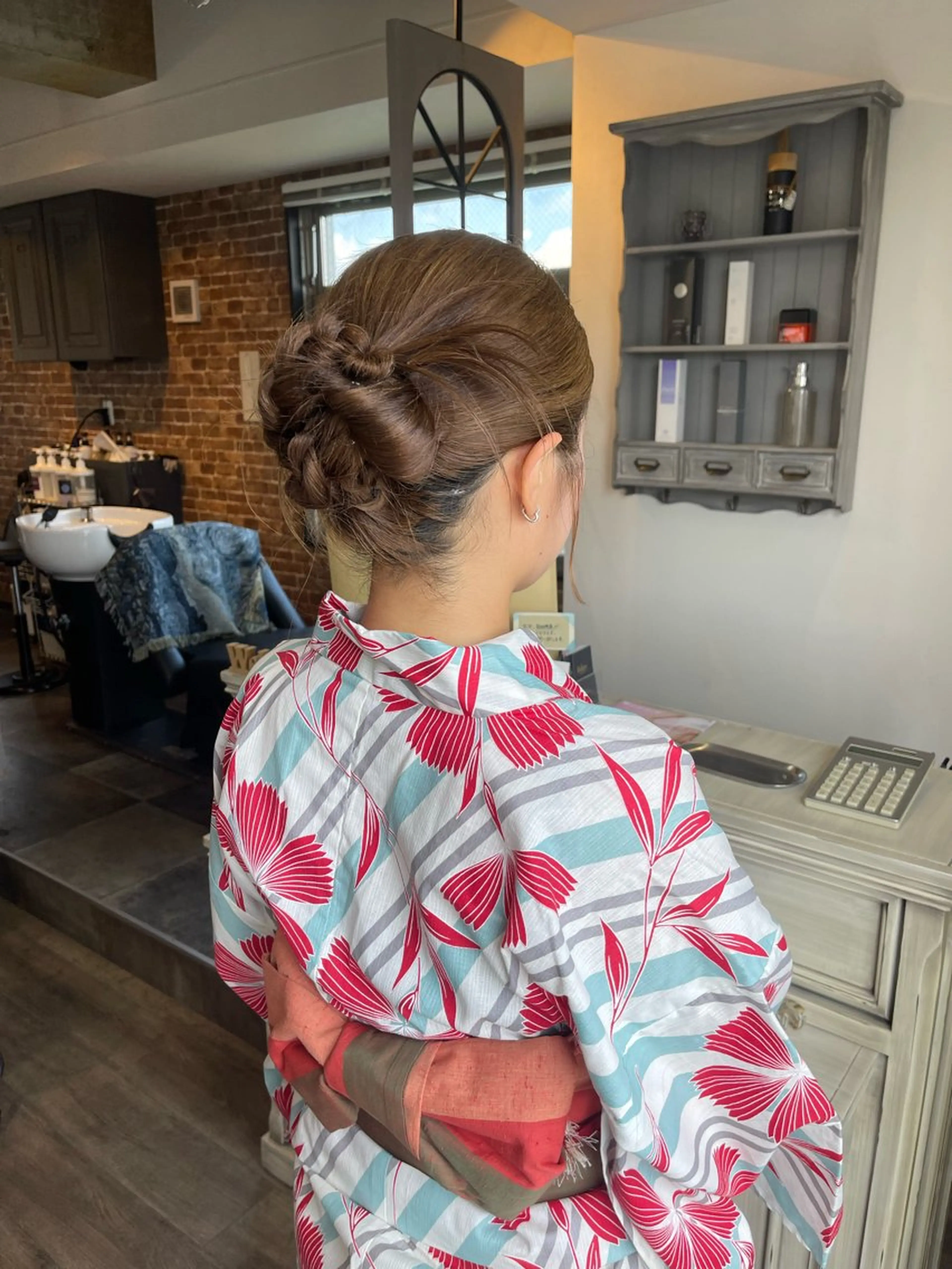 ロング ヘアアレンジ ヘアセット Felice Erikaのヘアスタイル