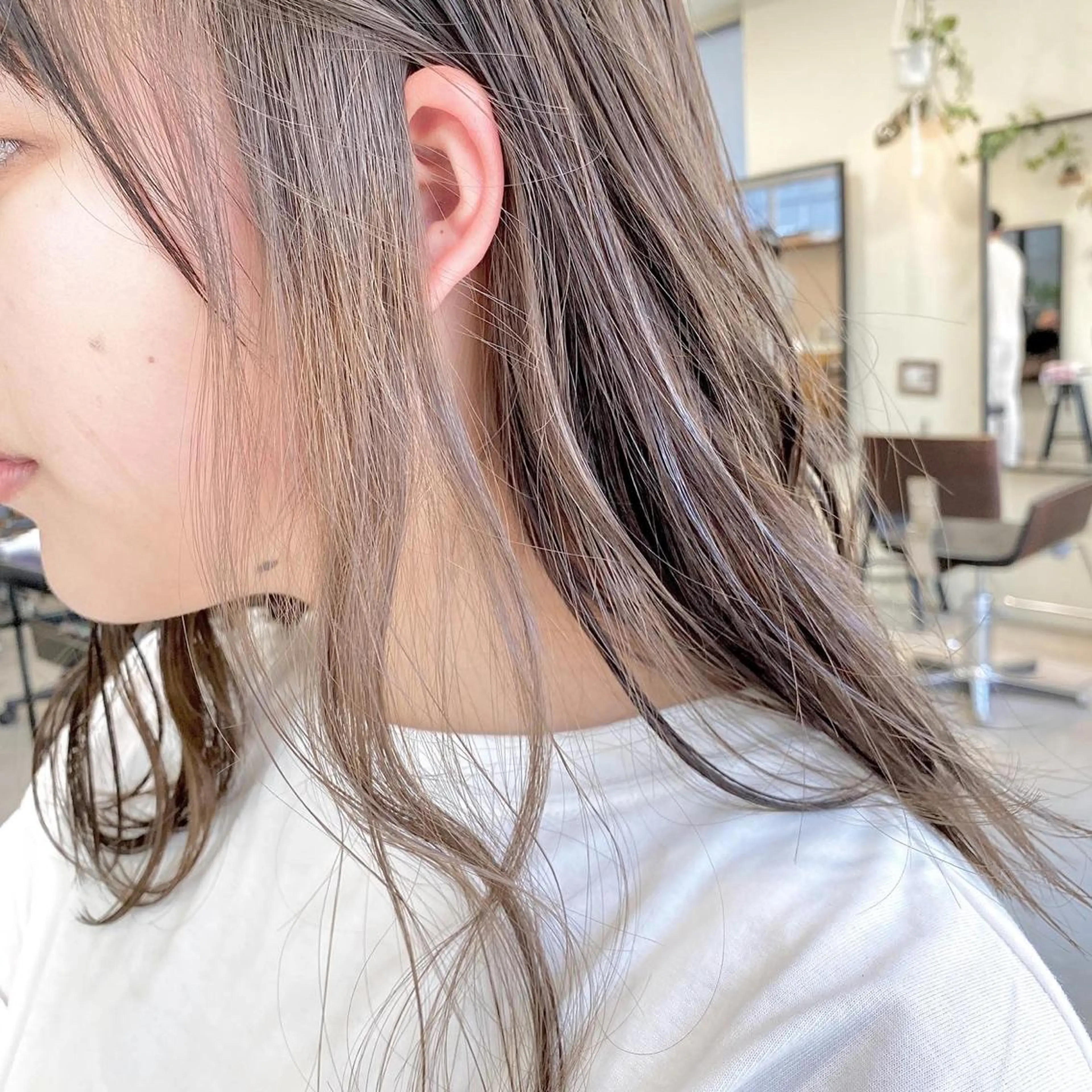 ミディアム カラー ヘアアレンジ 【ダメージレス施術】 【透明感】北村 拓也のヘアスタイル