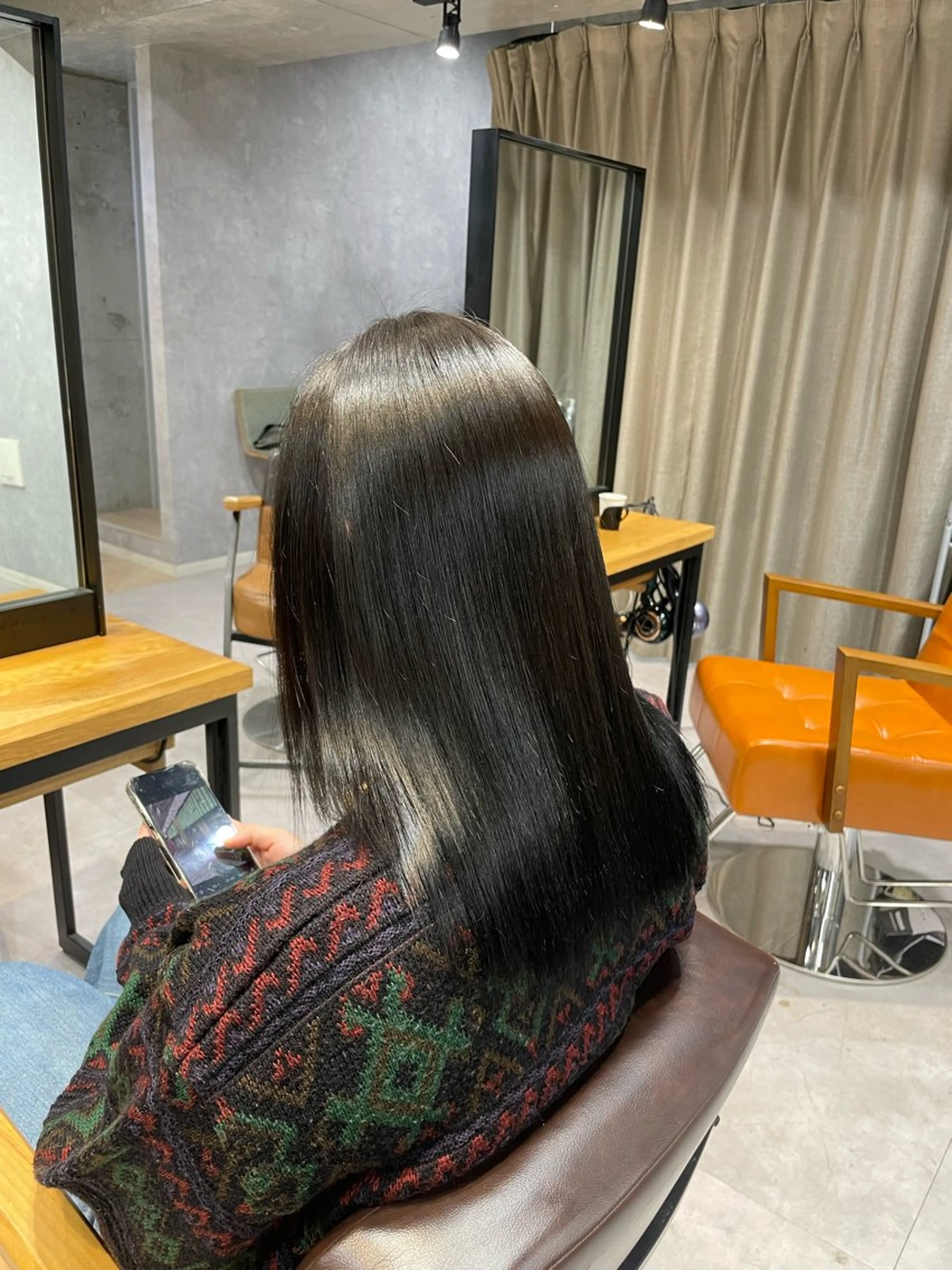 ロング 髪質改善 縮毛矯正 トリートメント ✨美髪専門✨ワタナベ 髪質改善のヘアスタイル