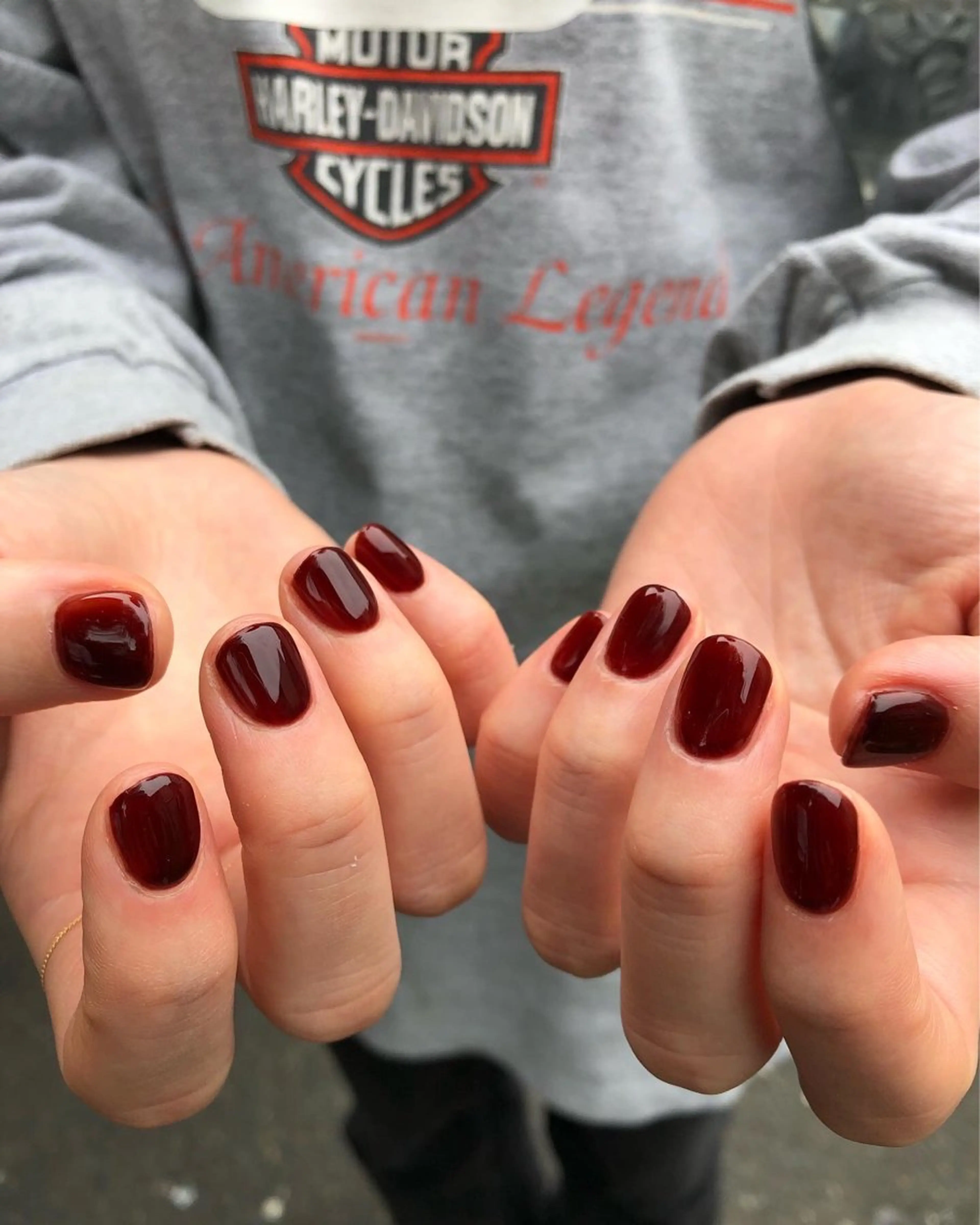 ネイル ワンカラーネイル 小西 明日美のネイルデザイン