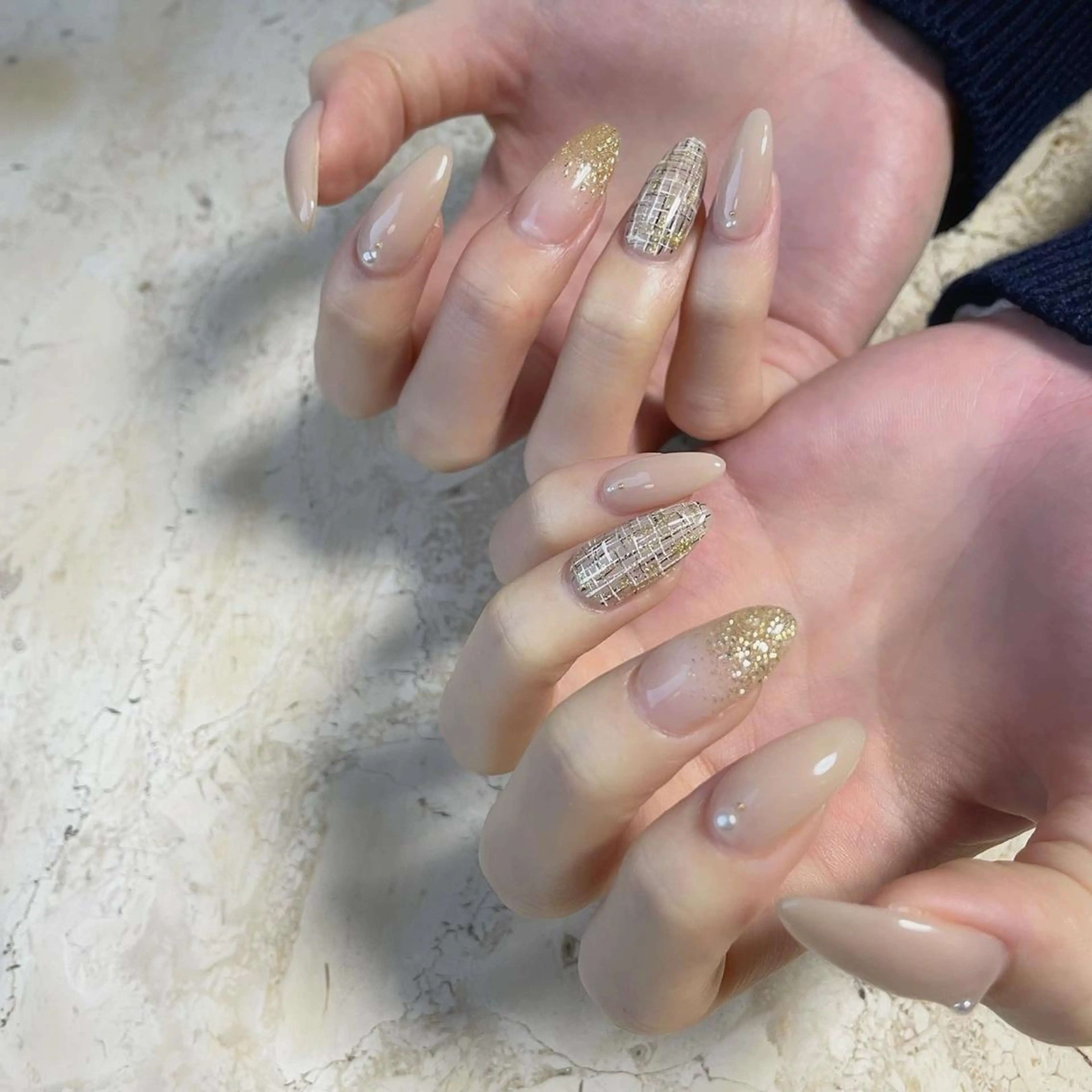 ネイル アートネイル フレンチネイル ジェルネイル 韓国ネイル マグネットネイル ハンドネイル フットネイル nail salon mieux(ミュー)のマツエク・マツパデザイン