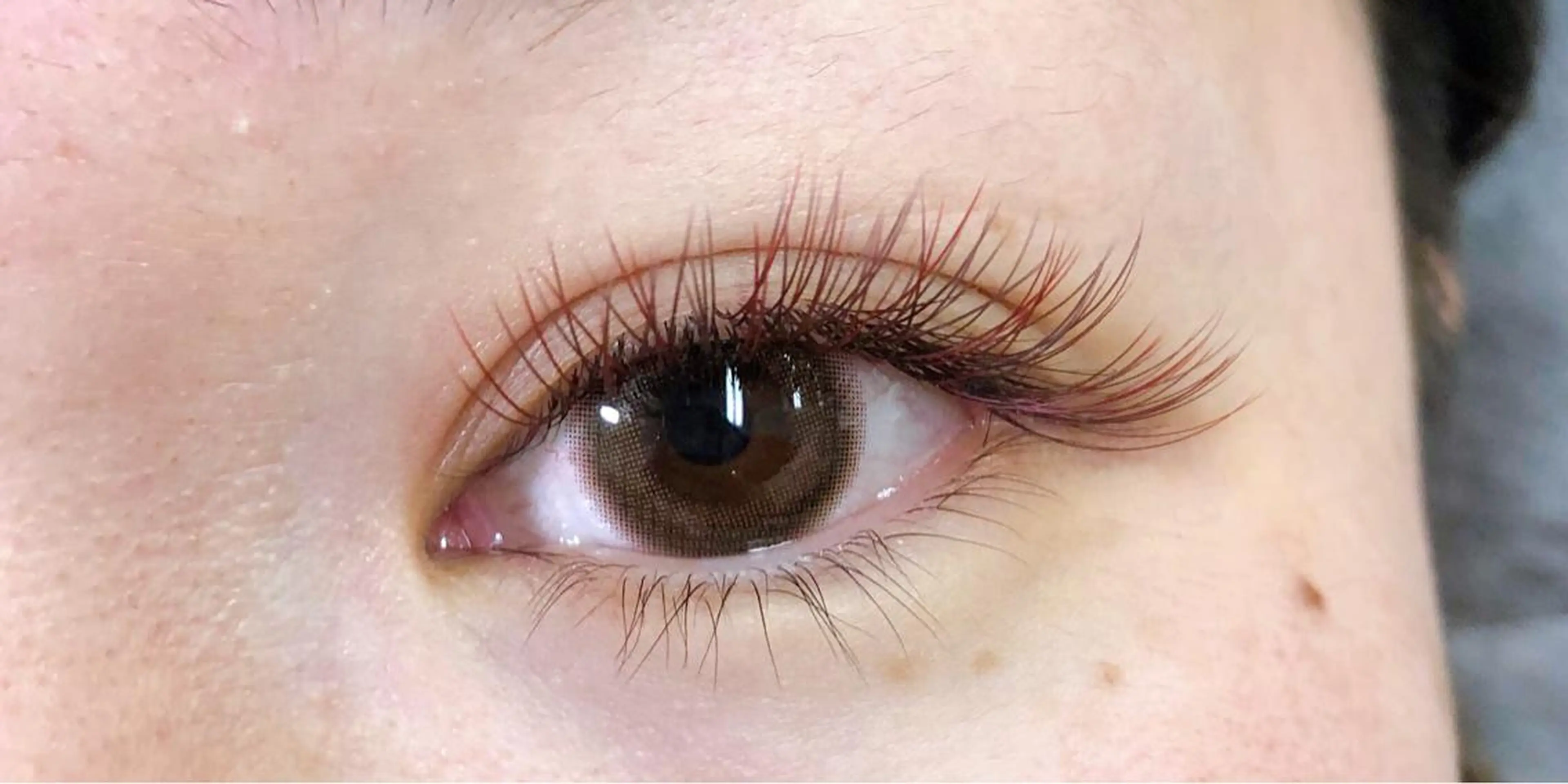 マツエク・マツパ カラーマツエク フラットラッシュ lihilihi Akaneのマツエク・マツパデザイン