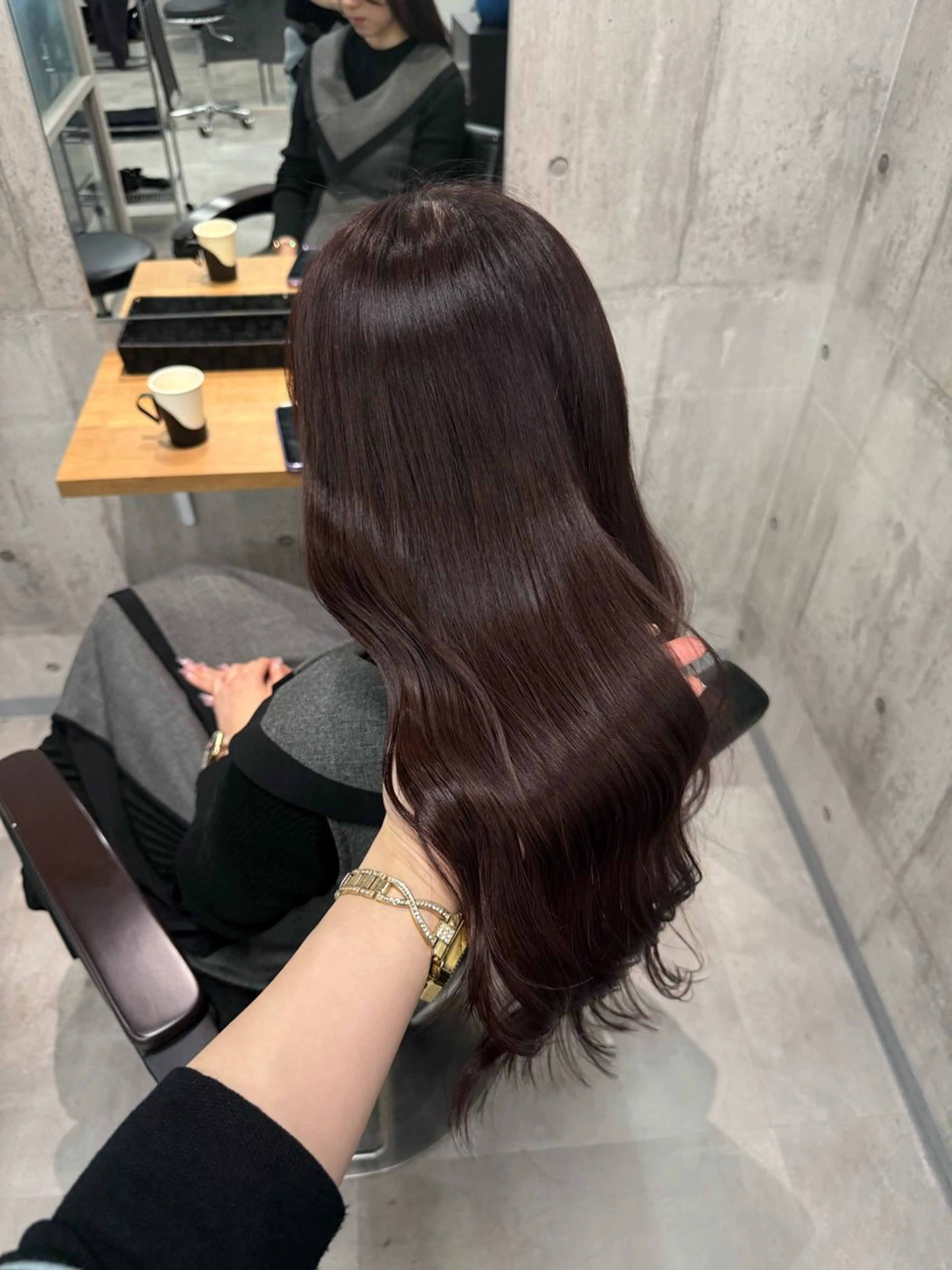 ロング カット ヘアカラー トリートメント ayano /レイヤー/艶カラーのヘアスタイル