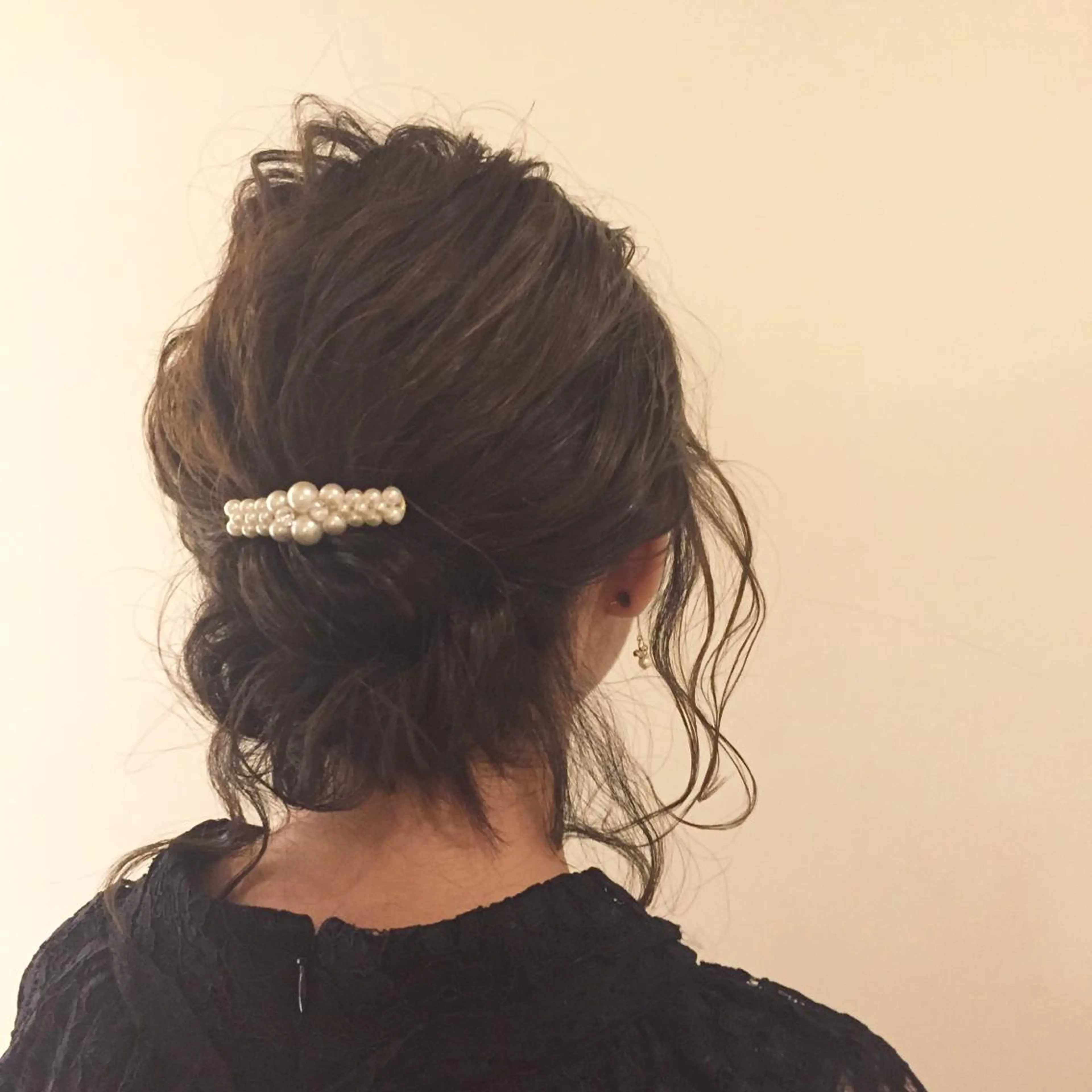 ミディアム ヘアアレンジ レイヤーカット✂️ 横浜No1♡下鳥翔子のヘアスタイル