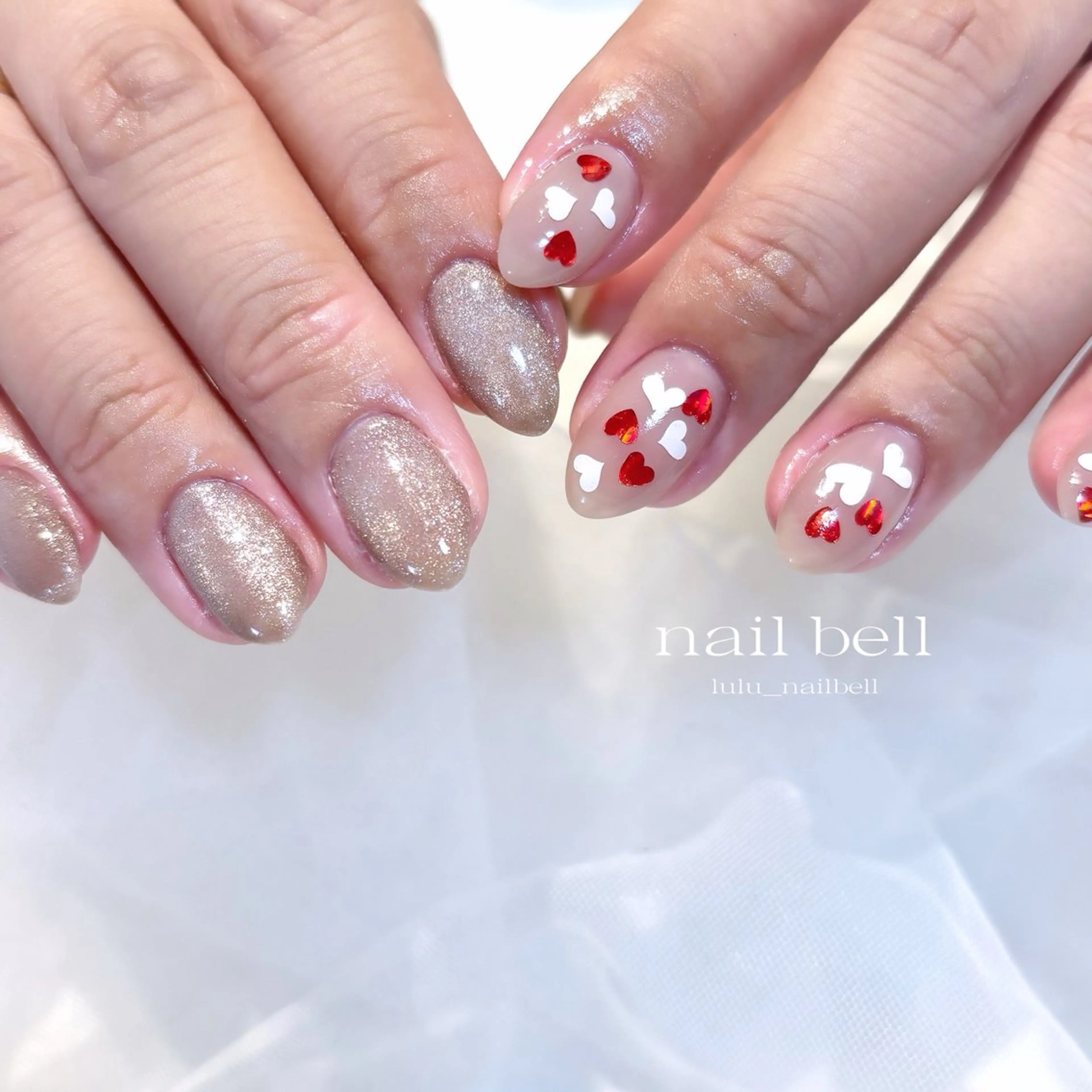 ネイル ハンドネイル 大人可愛いネイル🎗 Hinaのネイルデザイン