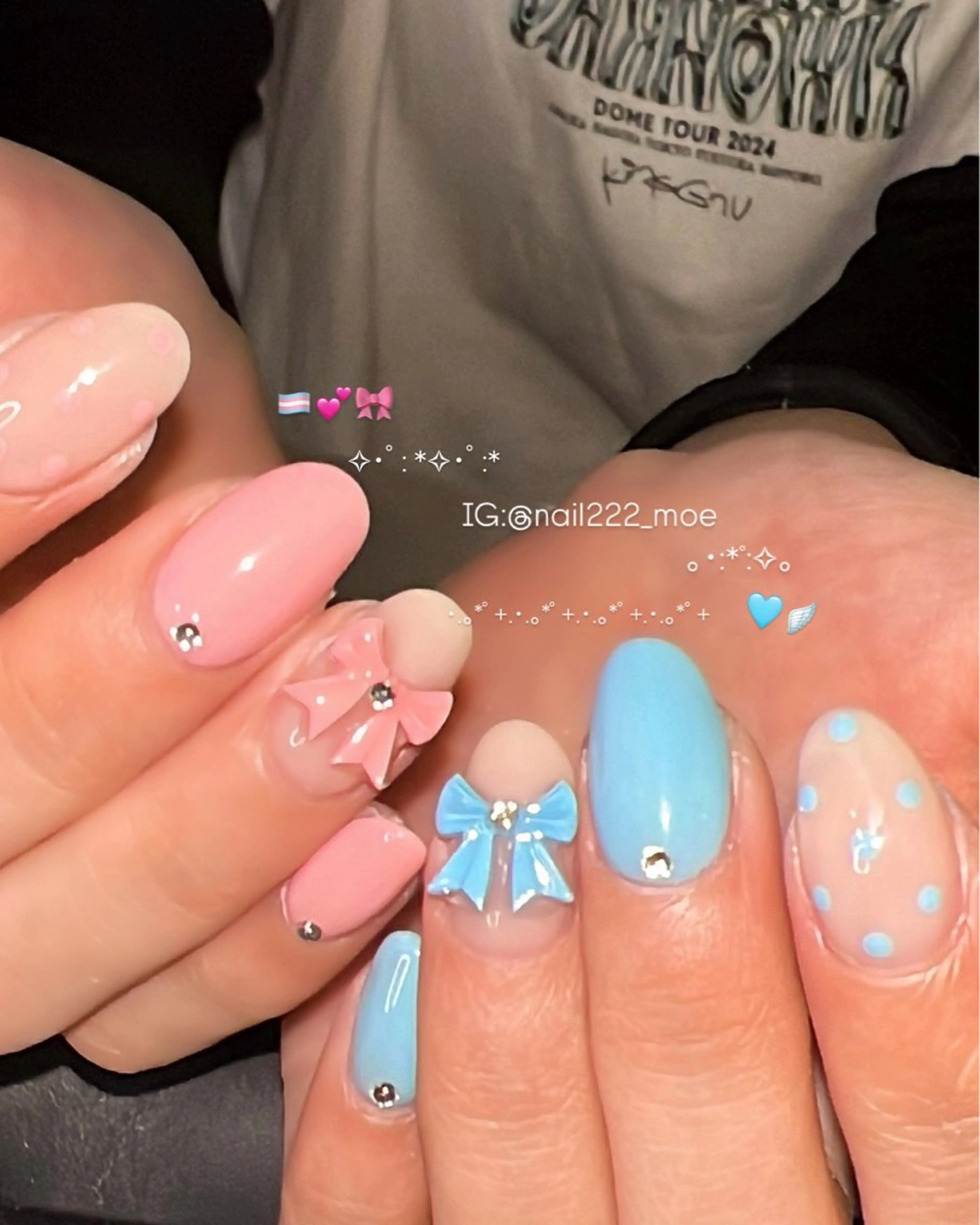 ネイル ハンドネイル ⟡.*222⋰˚☆ MöEのネイルデザイン