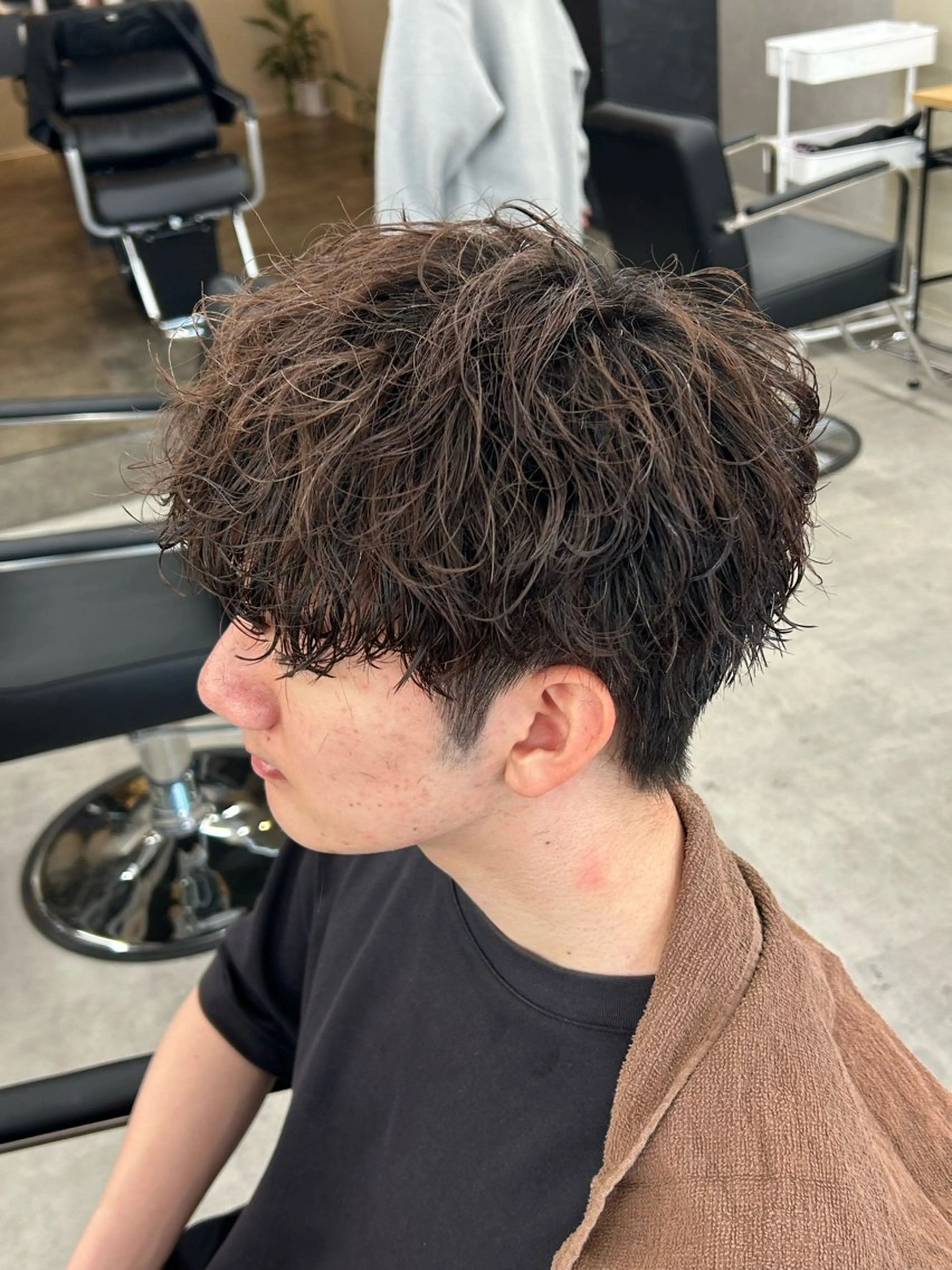 ショート メンズ メンズパーマ カット パーマ 横浜メンズ特化／ ‪✂︎Ryoma✂︎のヘアスタイル