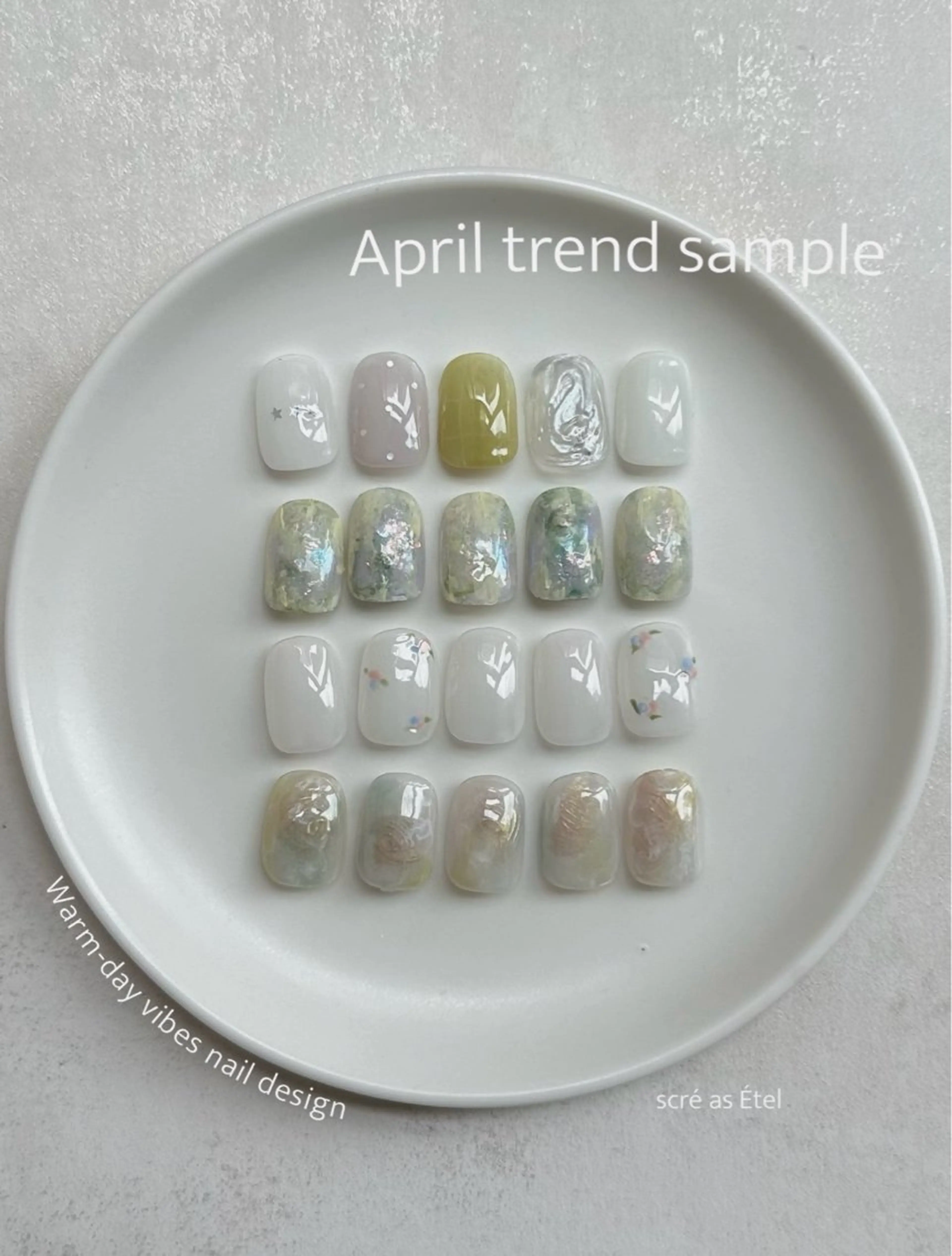 ネイル ハンドネイル scre as Etelのネイルデザイン