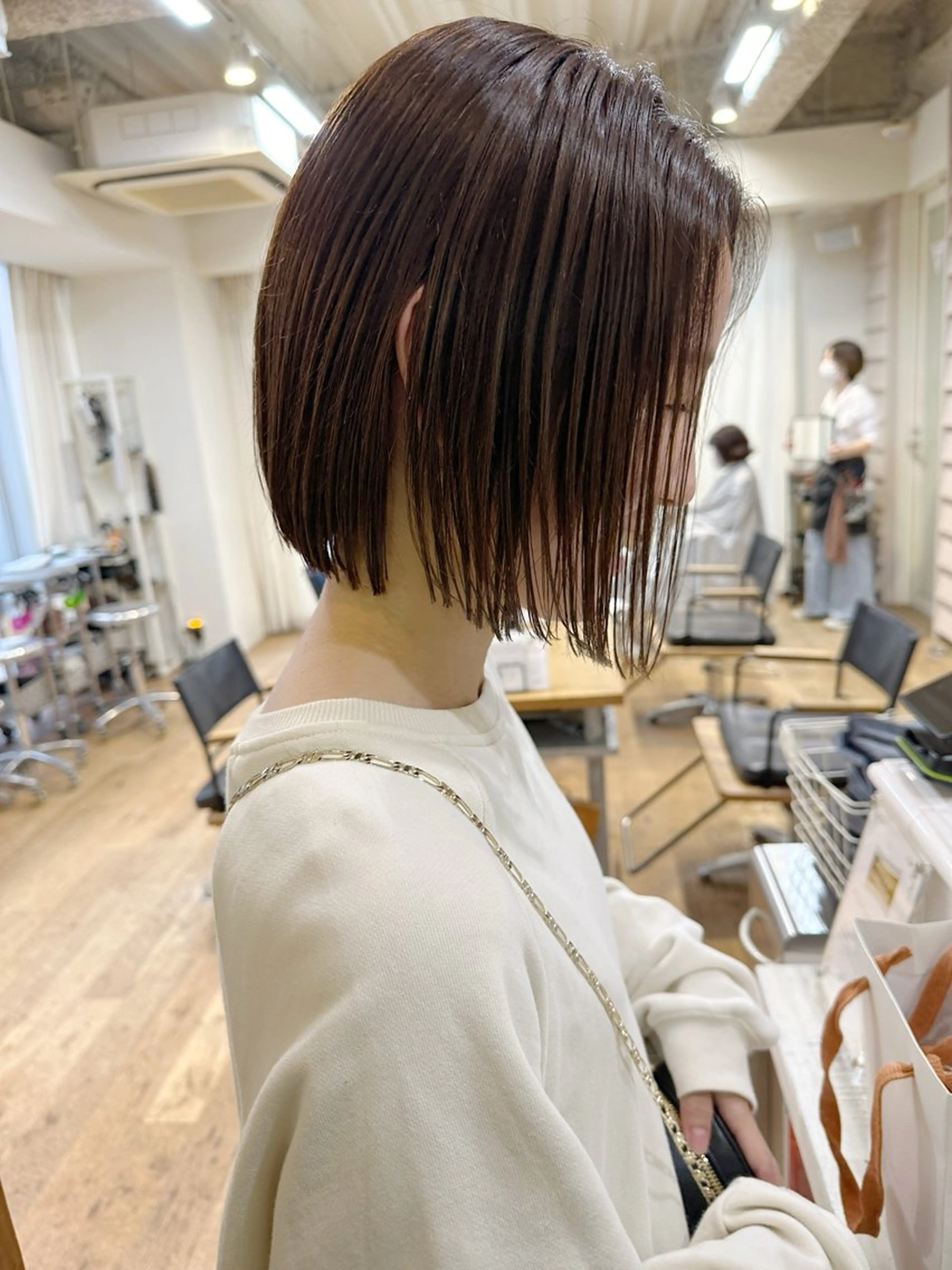 ショート ショート ボブ 梅田 木戸健人のヘアスタイル