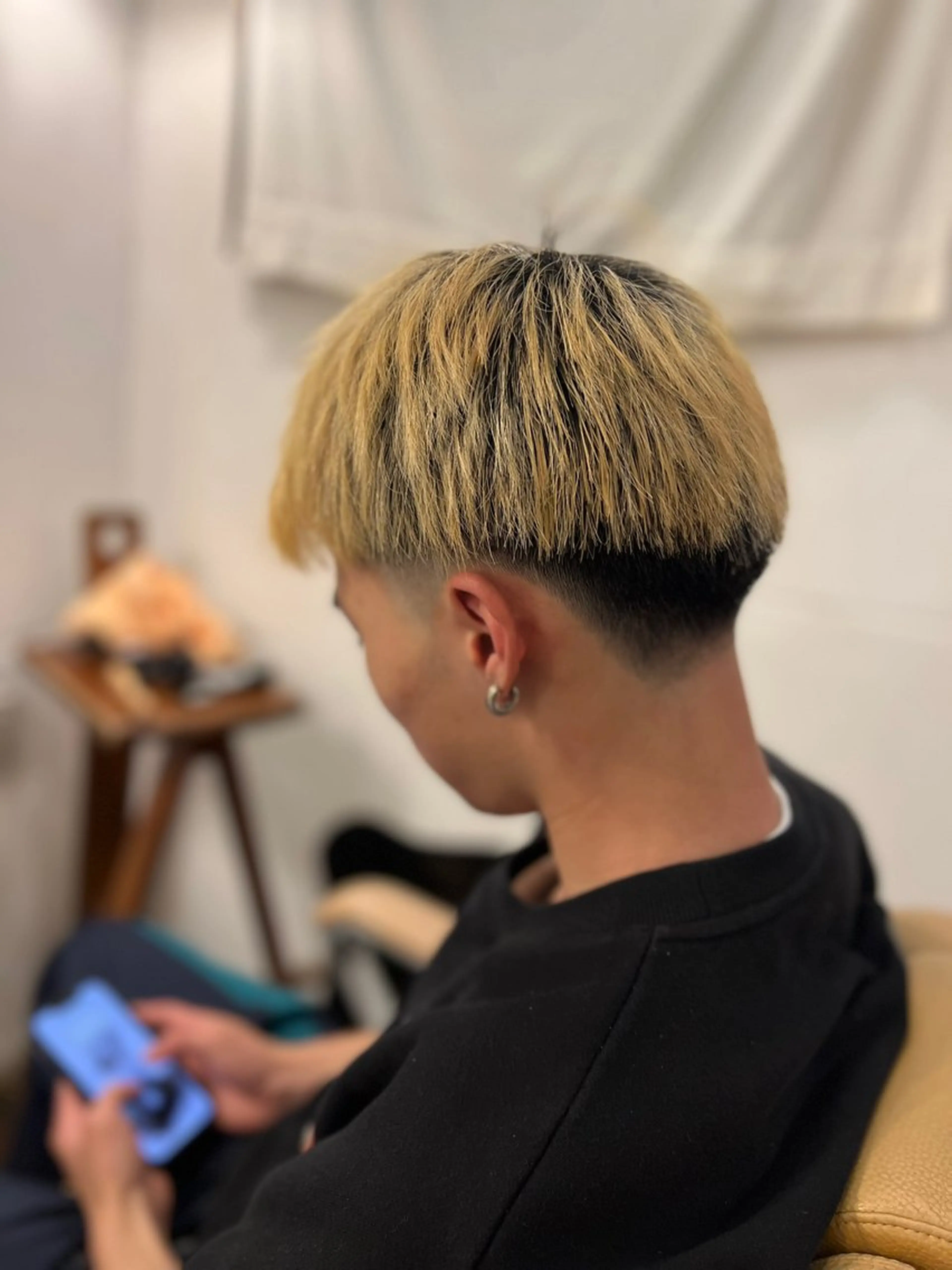 ミディアム メンズ 七三 田畑 凜仁のヘアスタイル