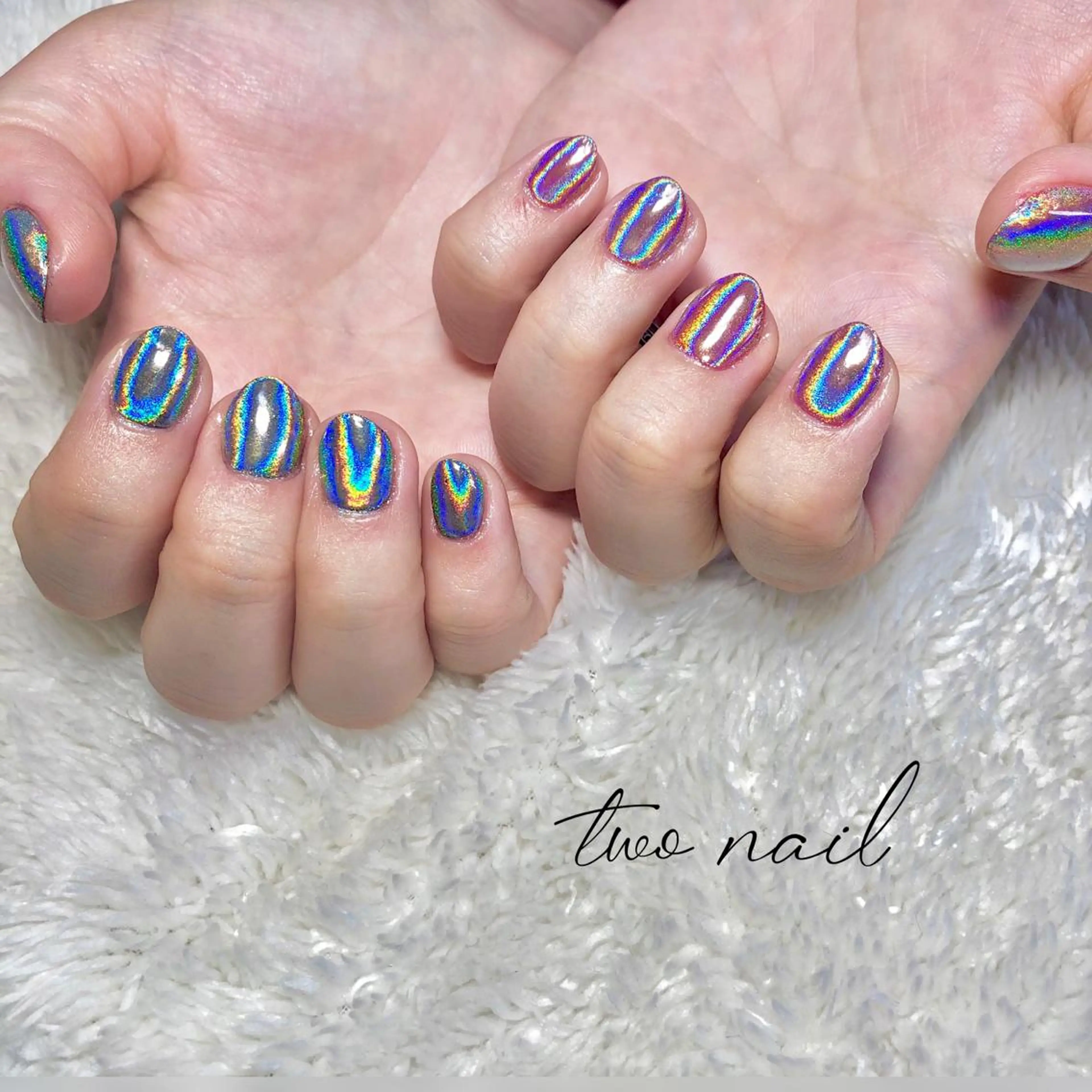 ネイル アートネイル フットネイル ハート ニュアンスネイル ホワイト ハンドネイル two nailのネイルデザイン