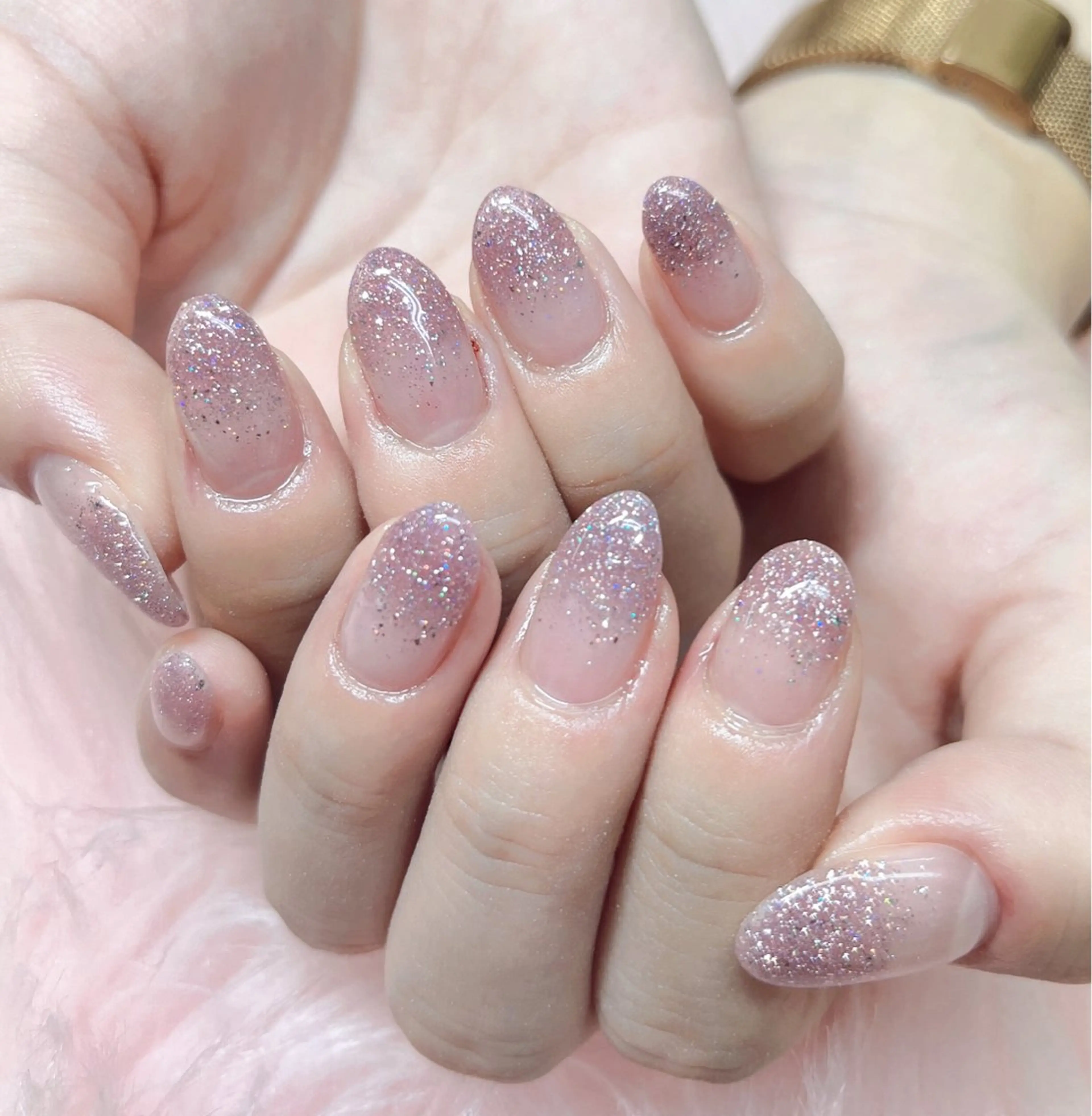 ネイル ハンドネイル MoonNail ユリ🌸のネイルデザイン