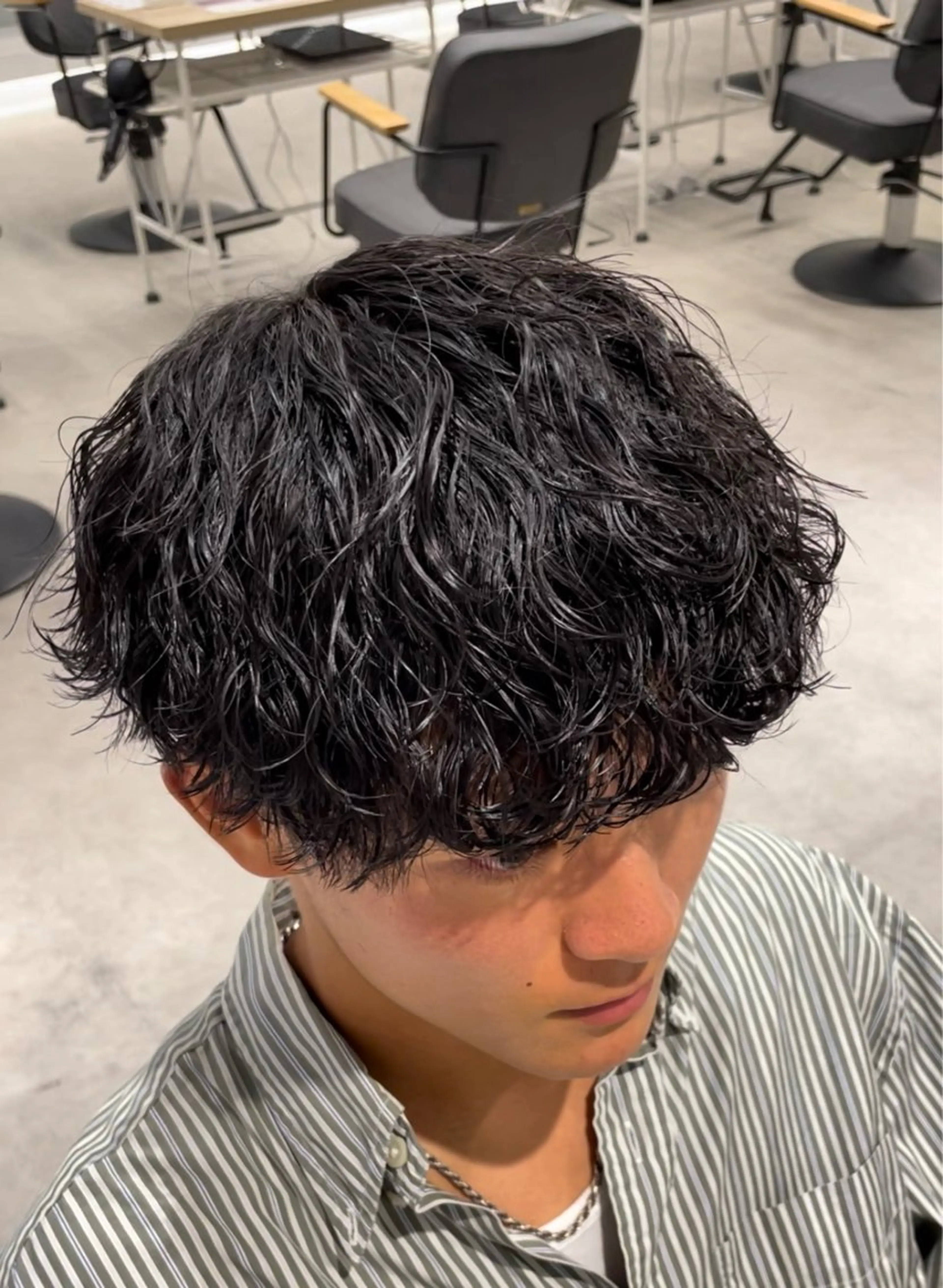 パーマ メンズ カット パーマ 【圧倒的センス】 まる/メンズカラーのヘアスタイル