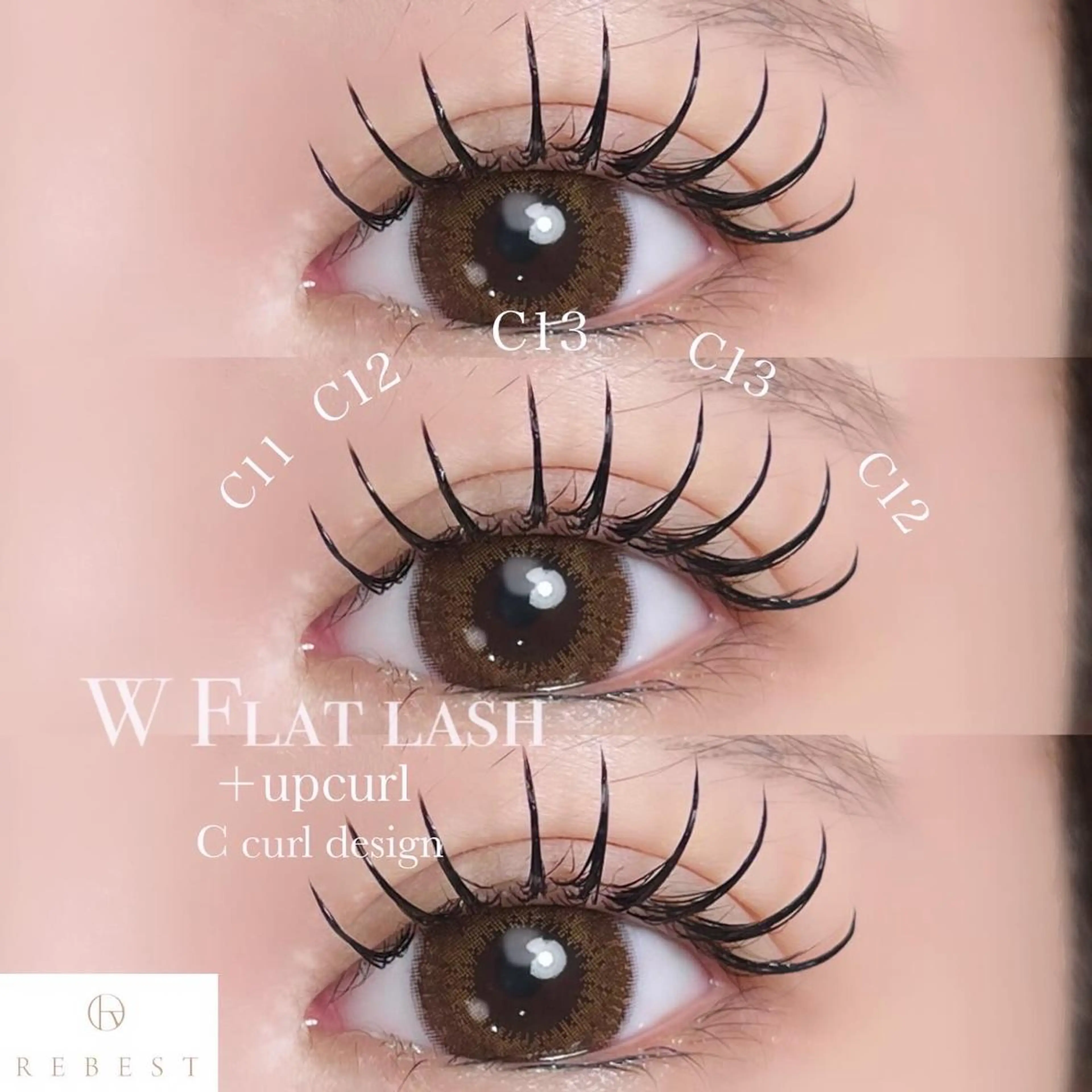 マツエク・マツパ REBEST eyelashのマツエク・マツパデザイン