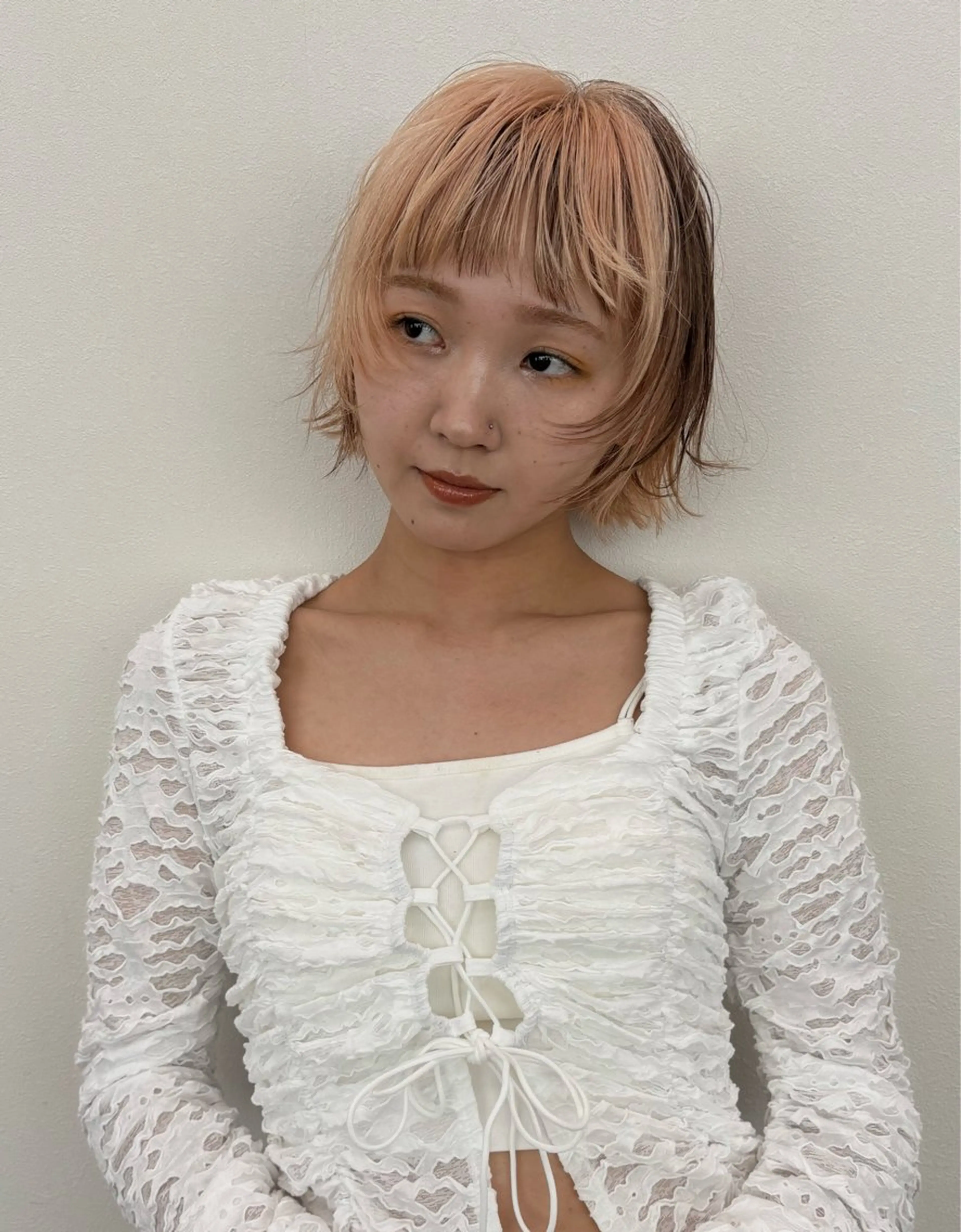 ショート カラー ANY/sayu /bob layerのヘアスタイル