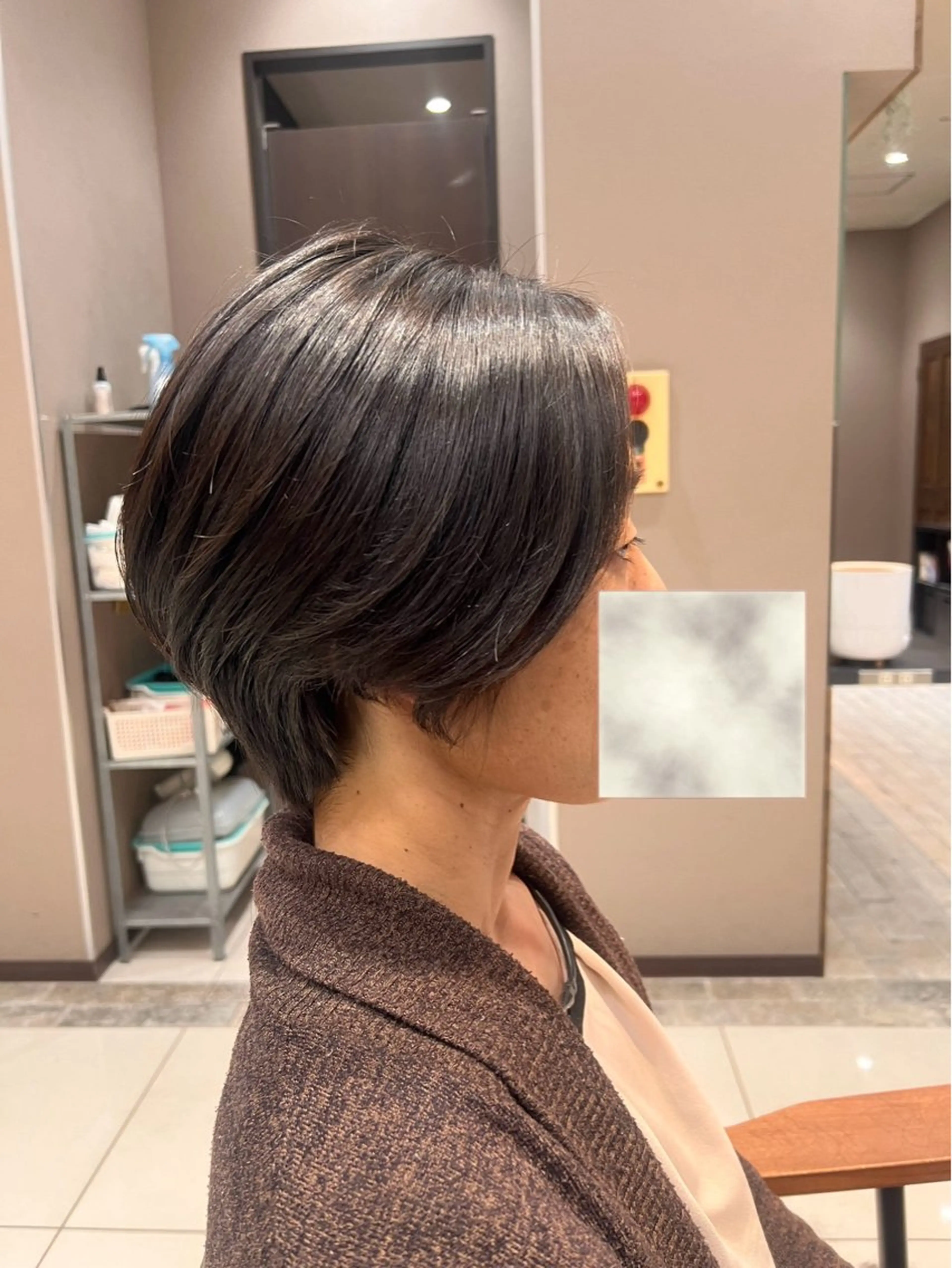 ショート ayaka🌻 艶カラー✨縮毛矯正のヘアスタイル