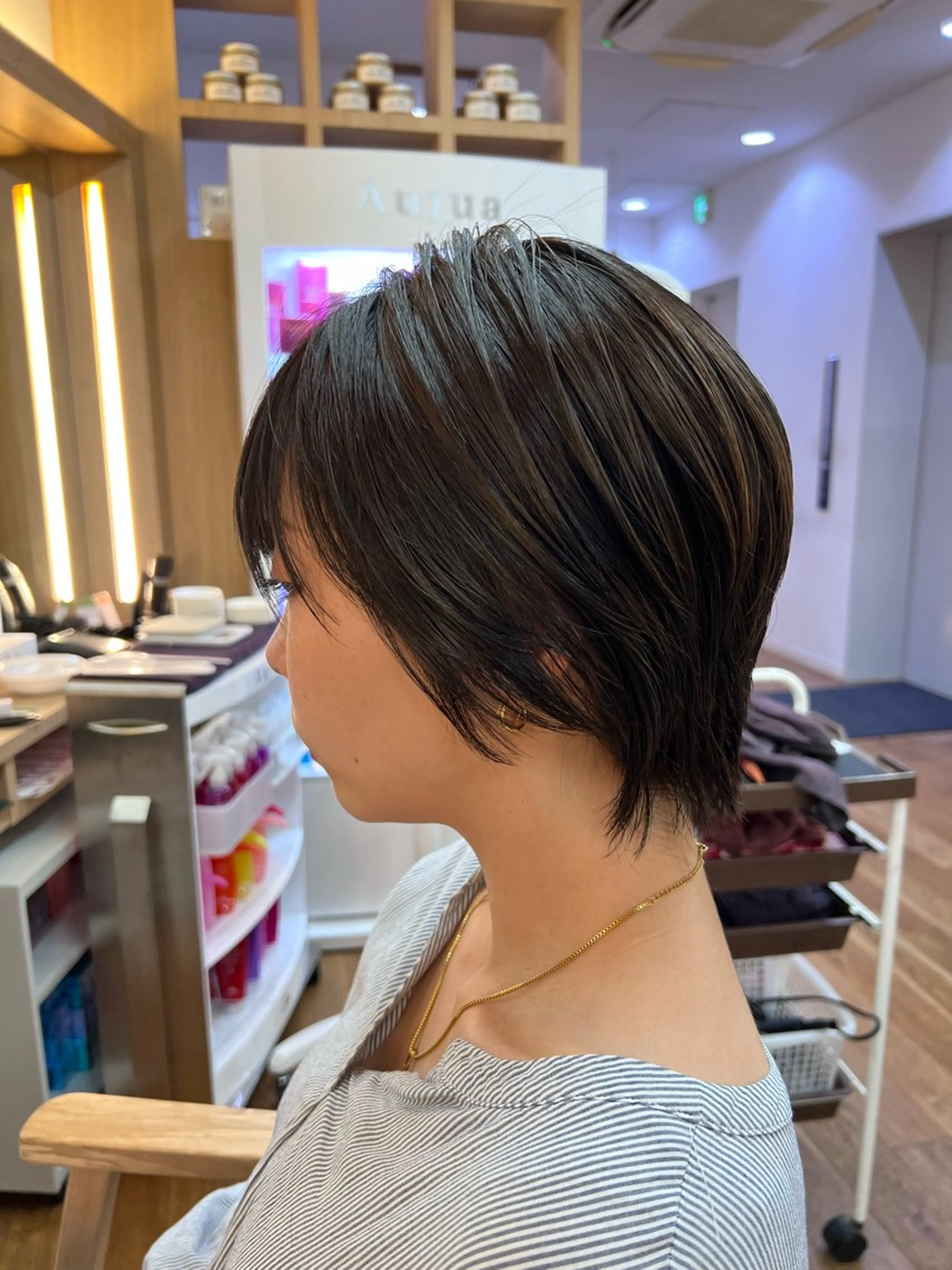 ショート カラー ✂︎HITOMI✂︎ 副店長のヘアスタイル