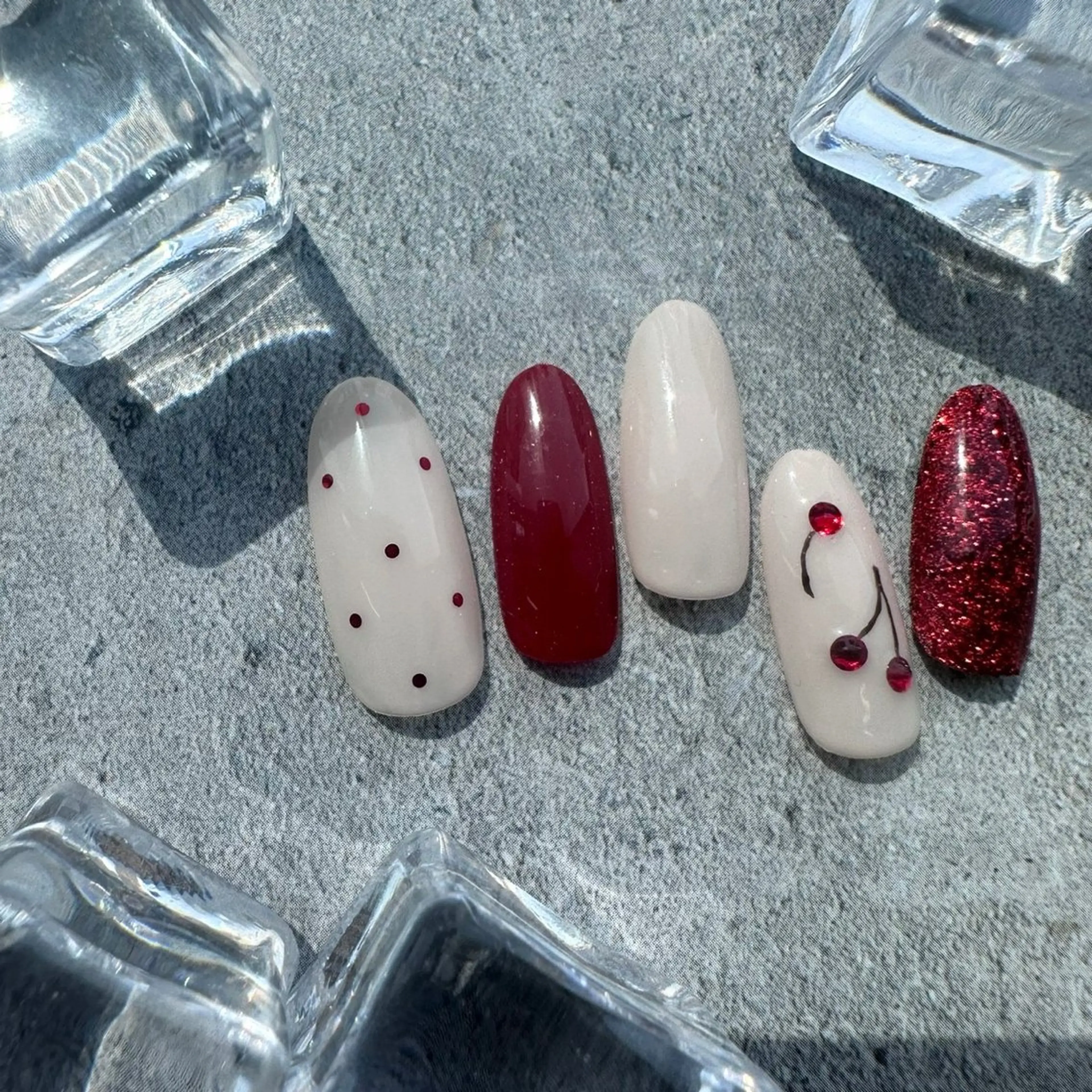 ネイル ⭐︎休業中の練習⭐︎ JNA認定講師髙橋のネイルデザイン