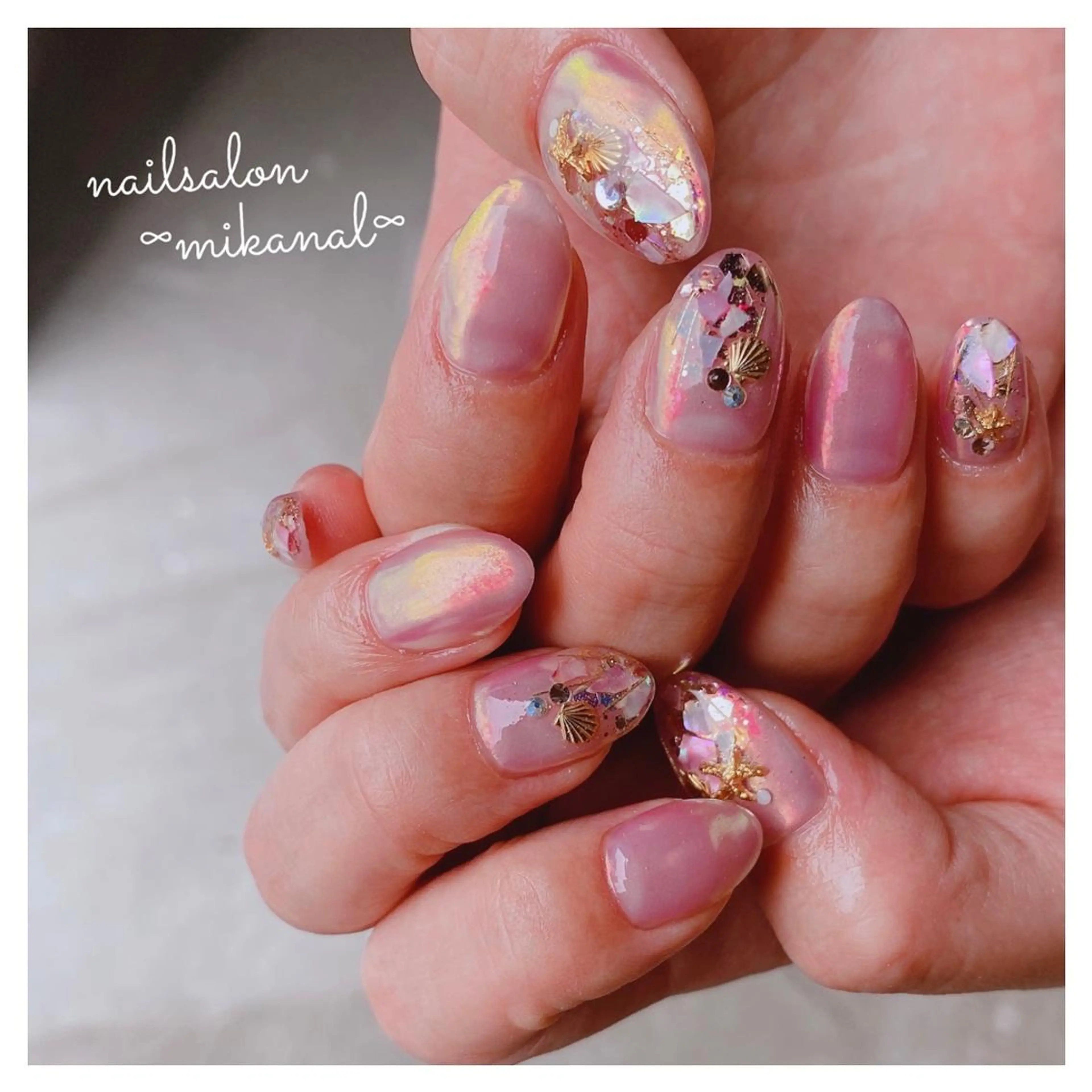 ネイル ハンドネイル nailsalon ∞ ﾐｶﾅﾙ ∞のネイルデザイン