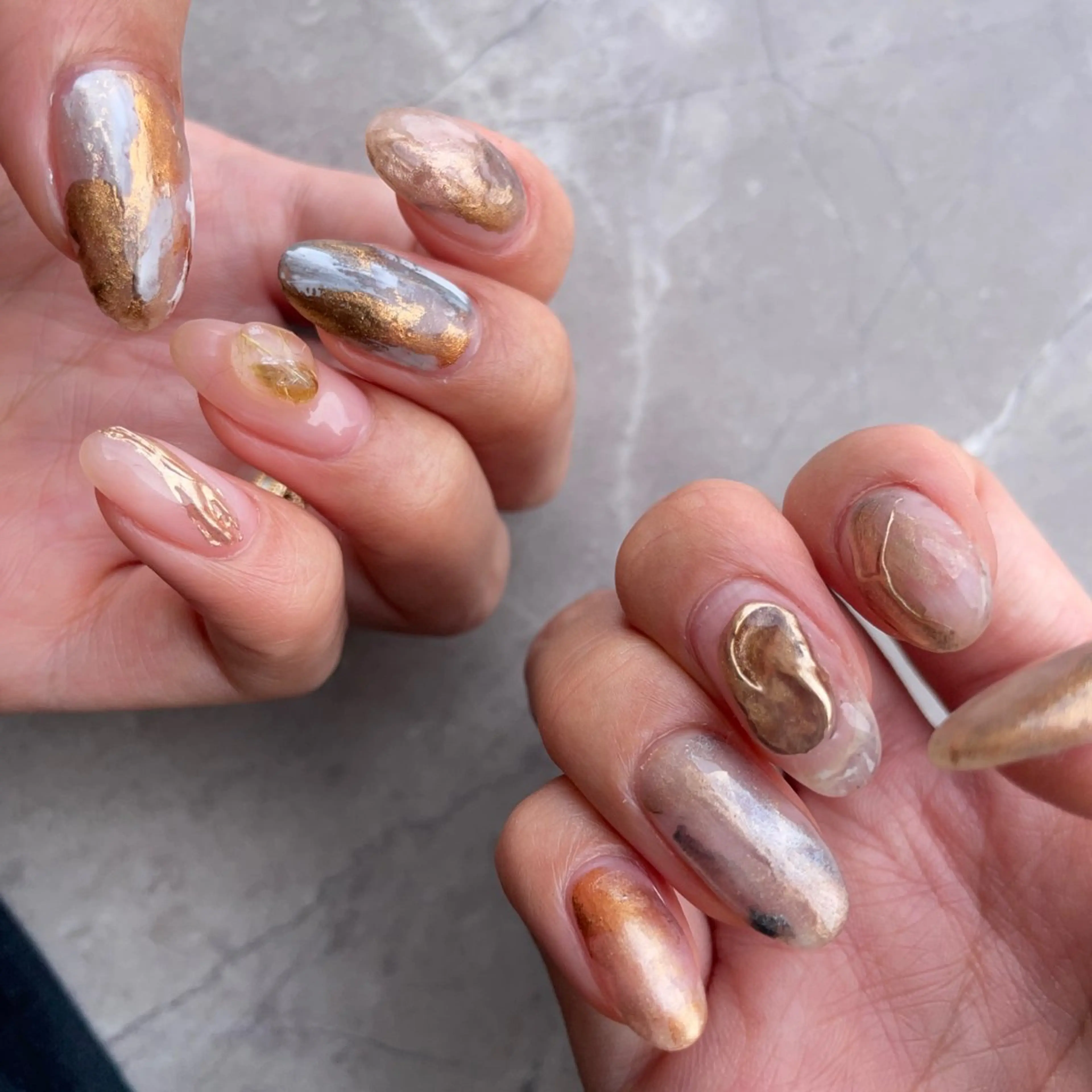 ネイル ニュアンスネイル Lulea nailのネイルデザイン